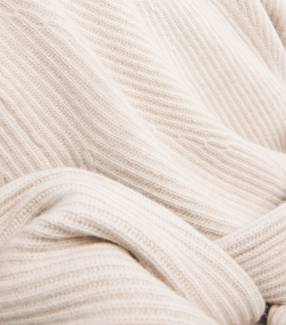 Wool Knitted Colson Hoodie ALABASTER - 1728 Image 5