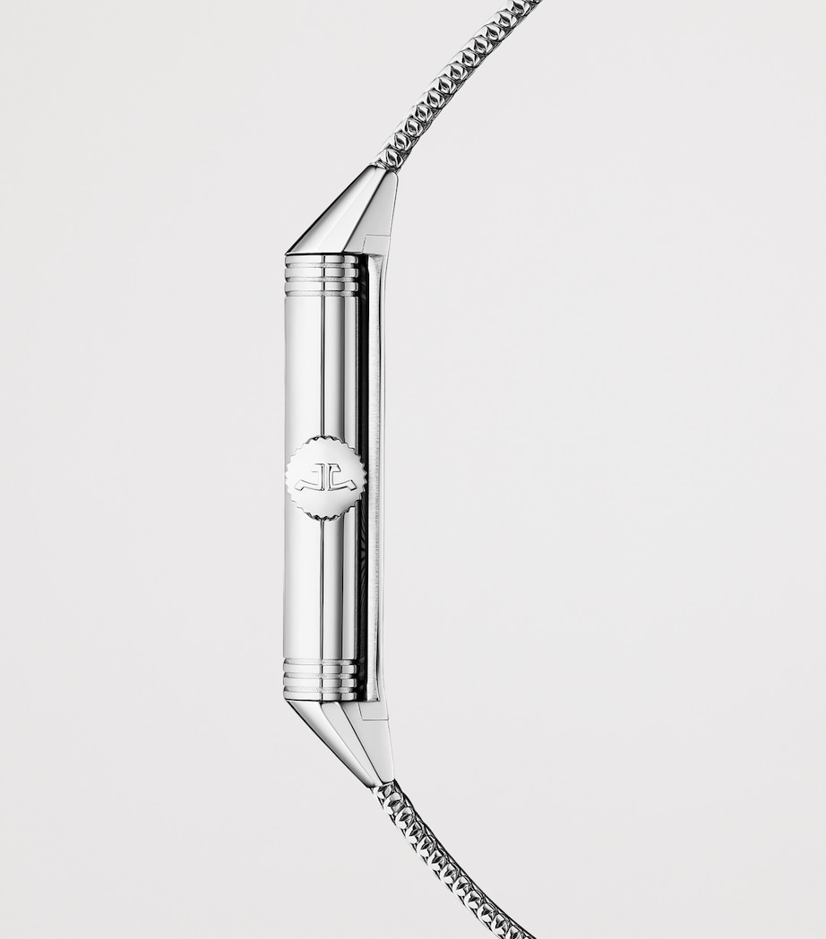 Jaeger-LeCoultre White Gold Reverso Tribute Small Seconds Watch 27.4mm White Gold Image 3
