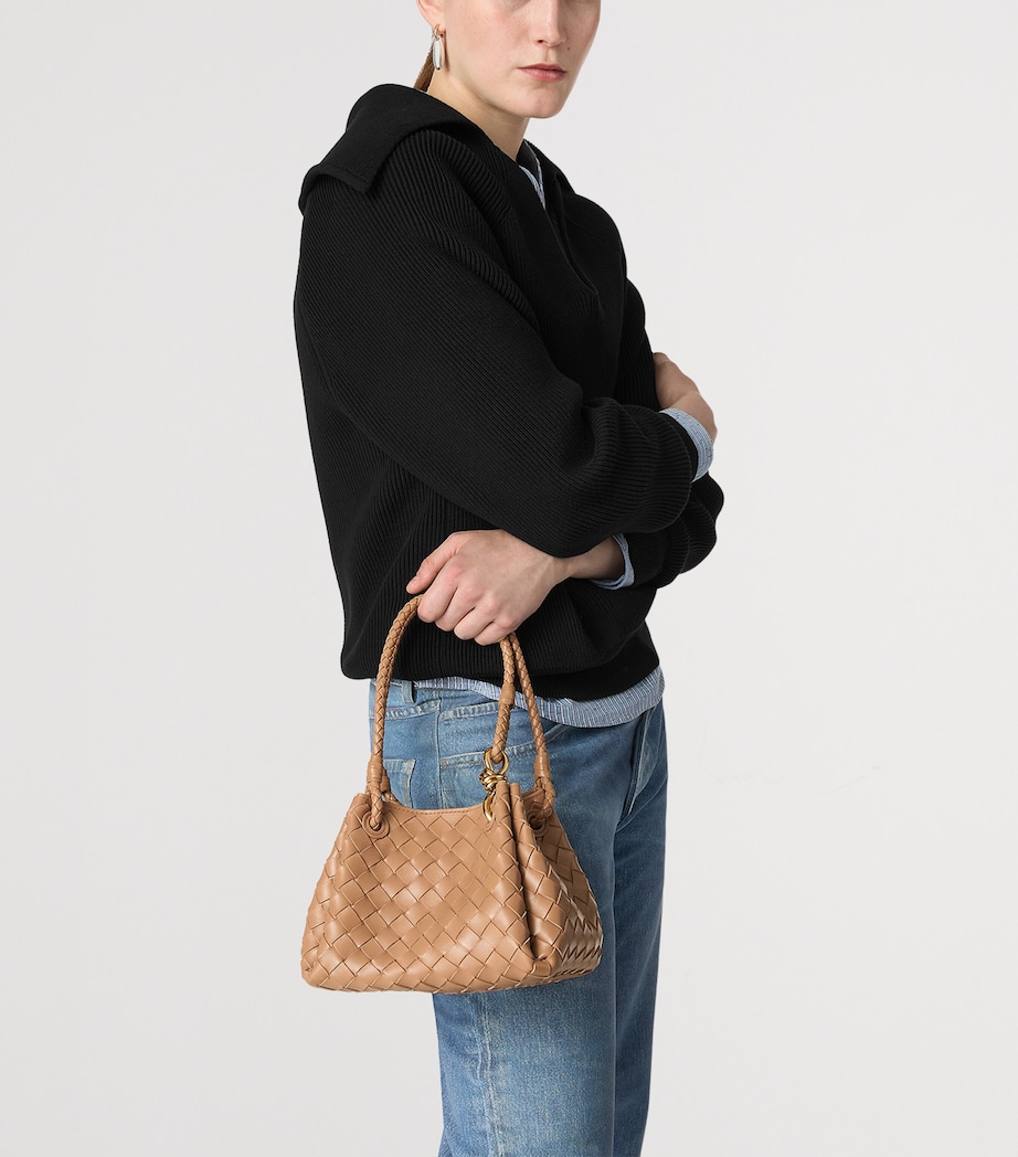Small Leather Parachute Shoulder Bag 2788 Image 3