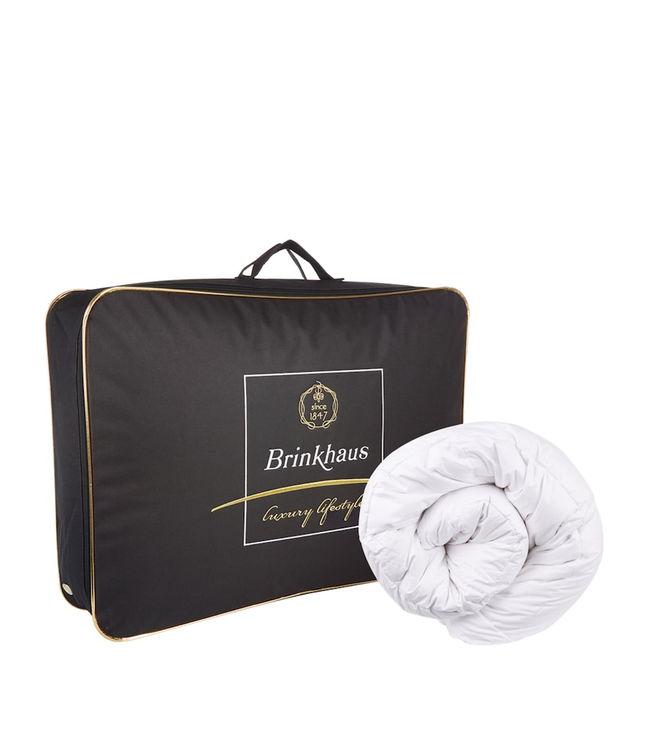 Super King Size Down Two-Part Bed Topper WHITE Image 1