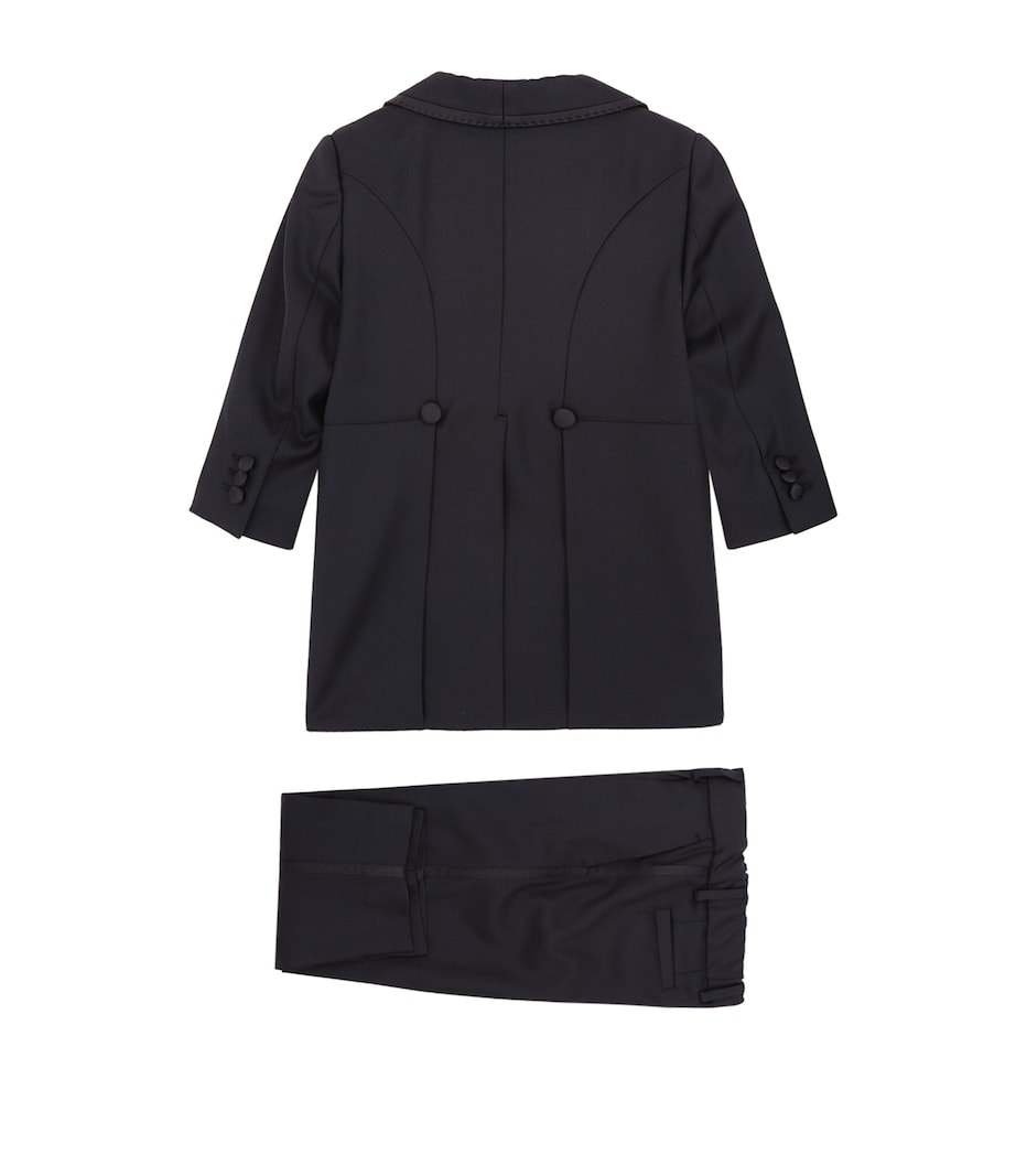 Grosgrain Trim Two-Piece Suit (3-30 Months) N0000-BLACK Image 2