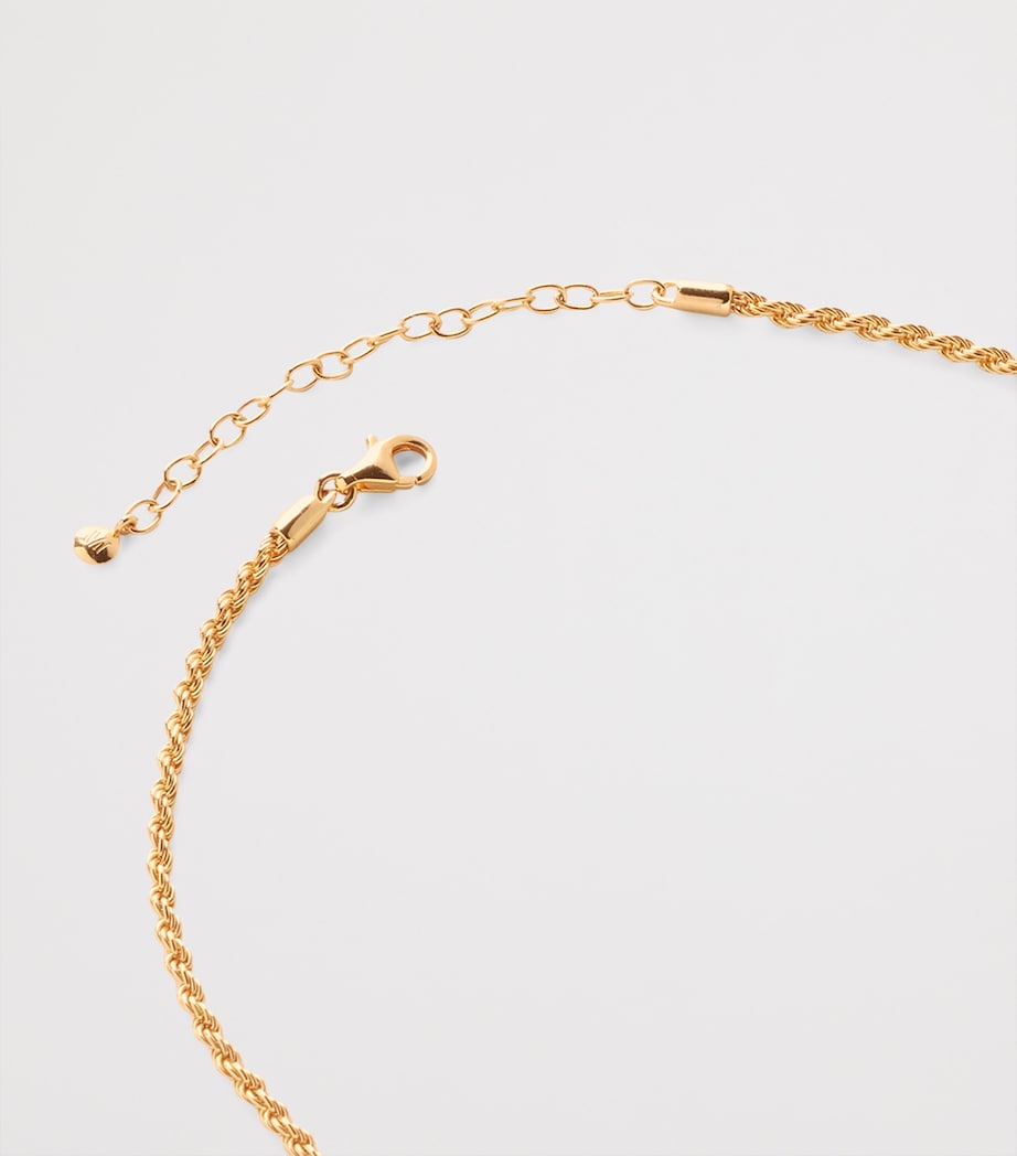 Monica Vinader Gold Vermeil Alta Necklace Gold Vermeil Image 3