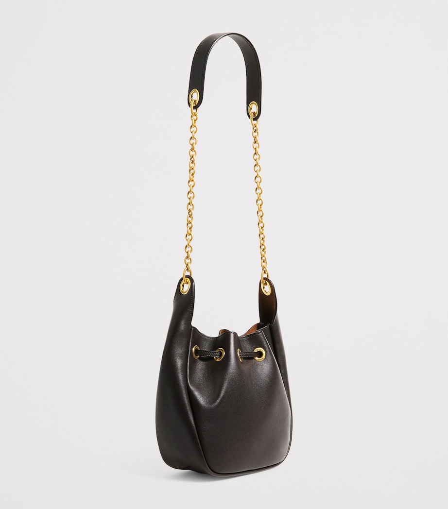 Saint Laurent Leather Cassandre Bucket Bag Image 3
