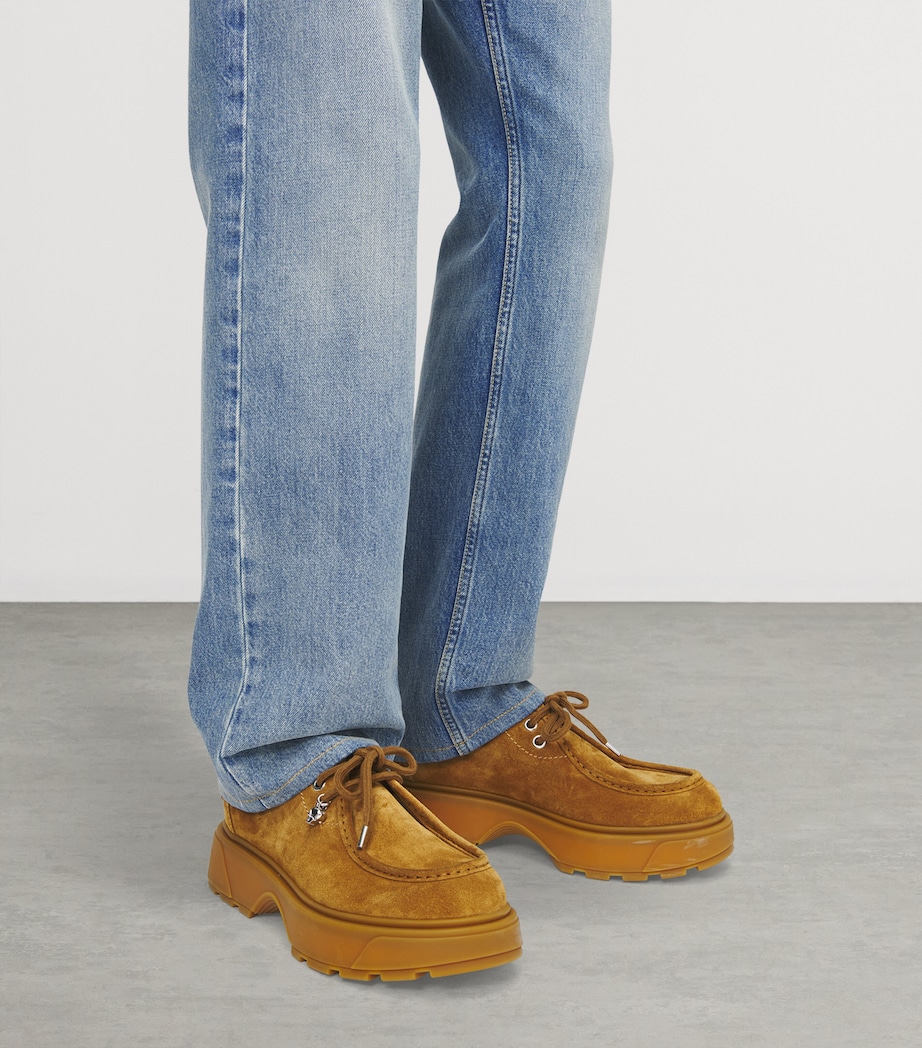 Suede Rover Derby Shoes 2366 Image 2