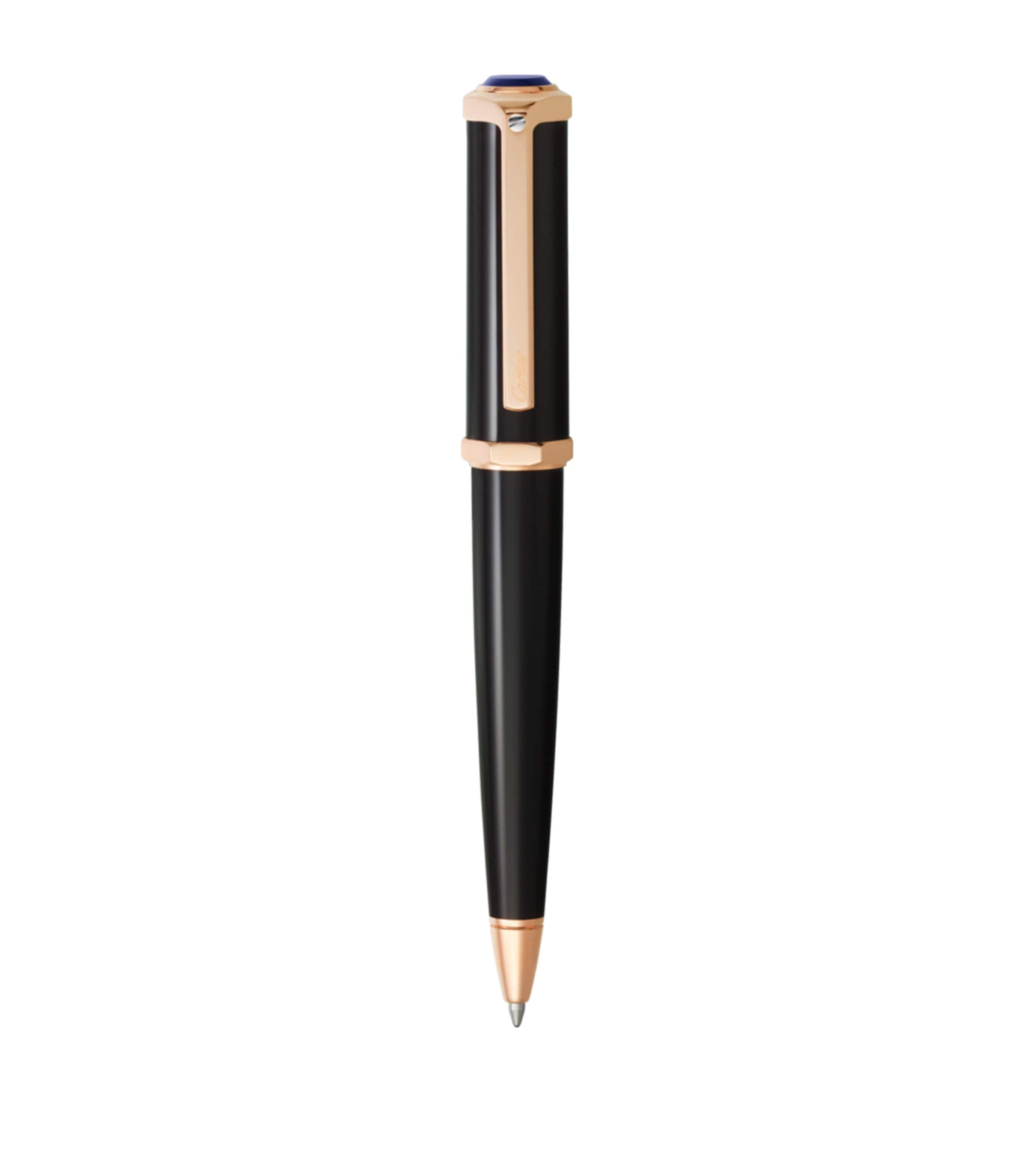 Santos-Dumont Ballpoint Pen BLACK & ROSE GOLD Image 1