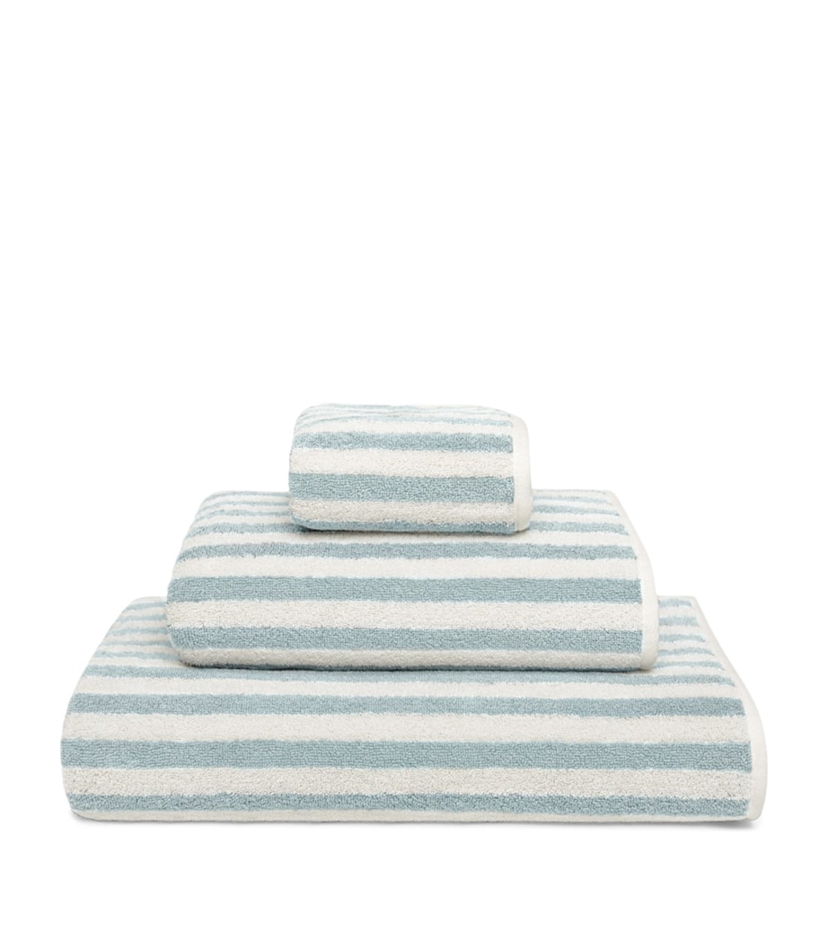 GRACCIOZA Cotton Douro Bath Towel (70cm x 140cm) Seamist Image 1