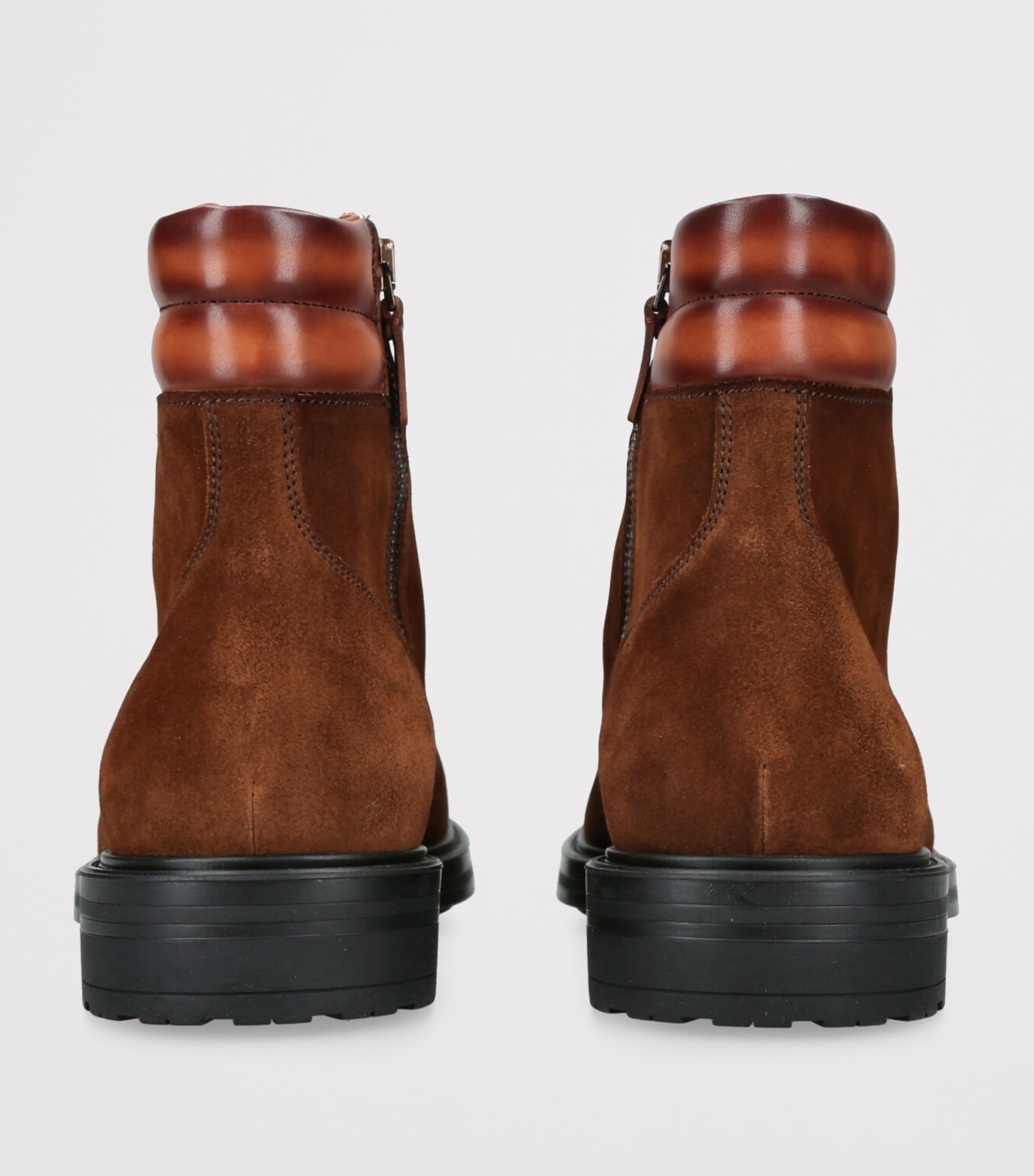 Leather Teide Ankle Boots TAN Image 2