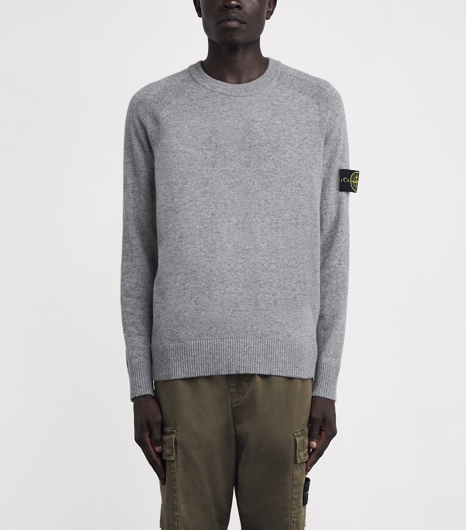 Virgin Wool Sweater V0M6B Image 3