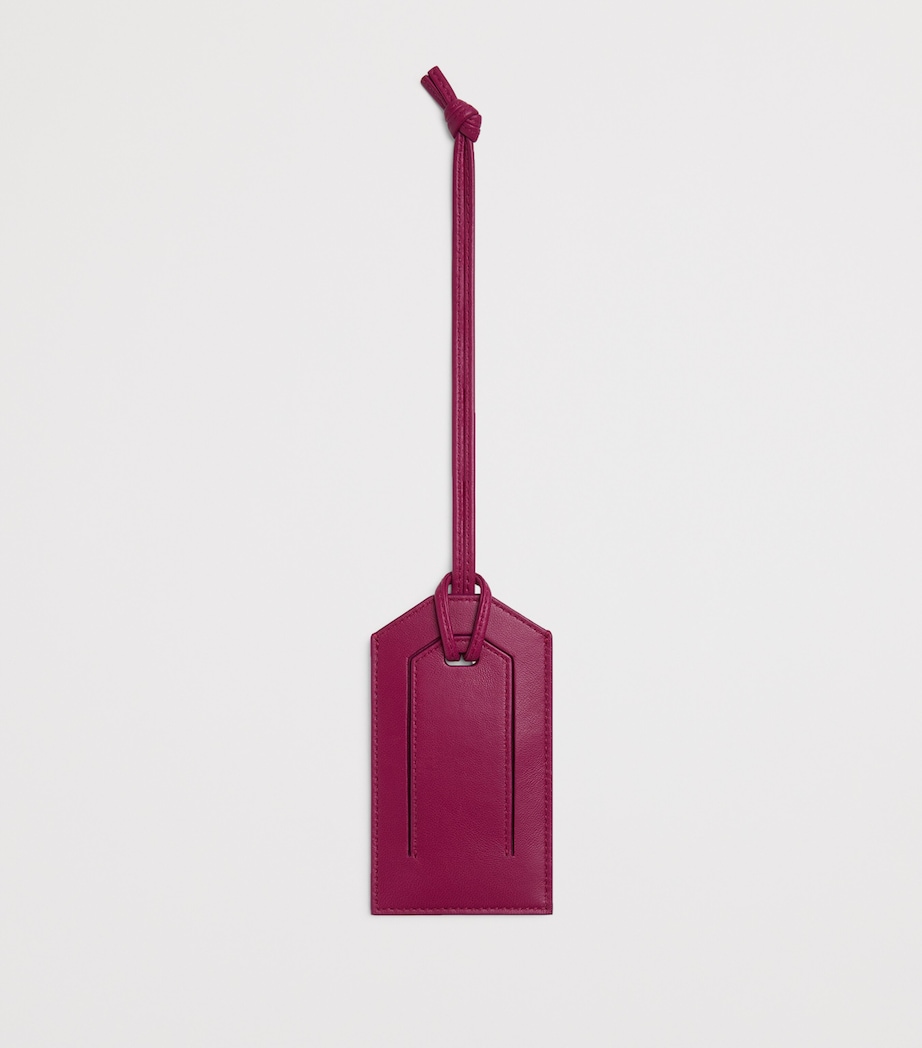 Intrecciato Leather Luggage Tag 5550 Image 3