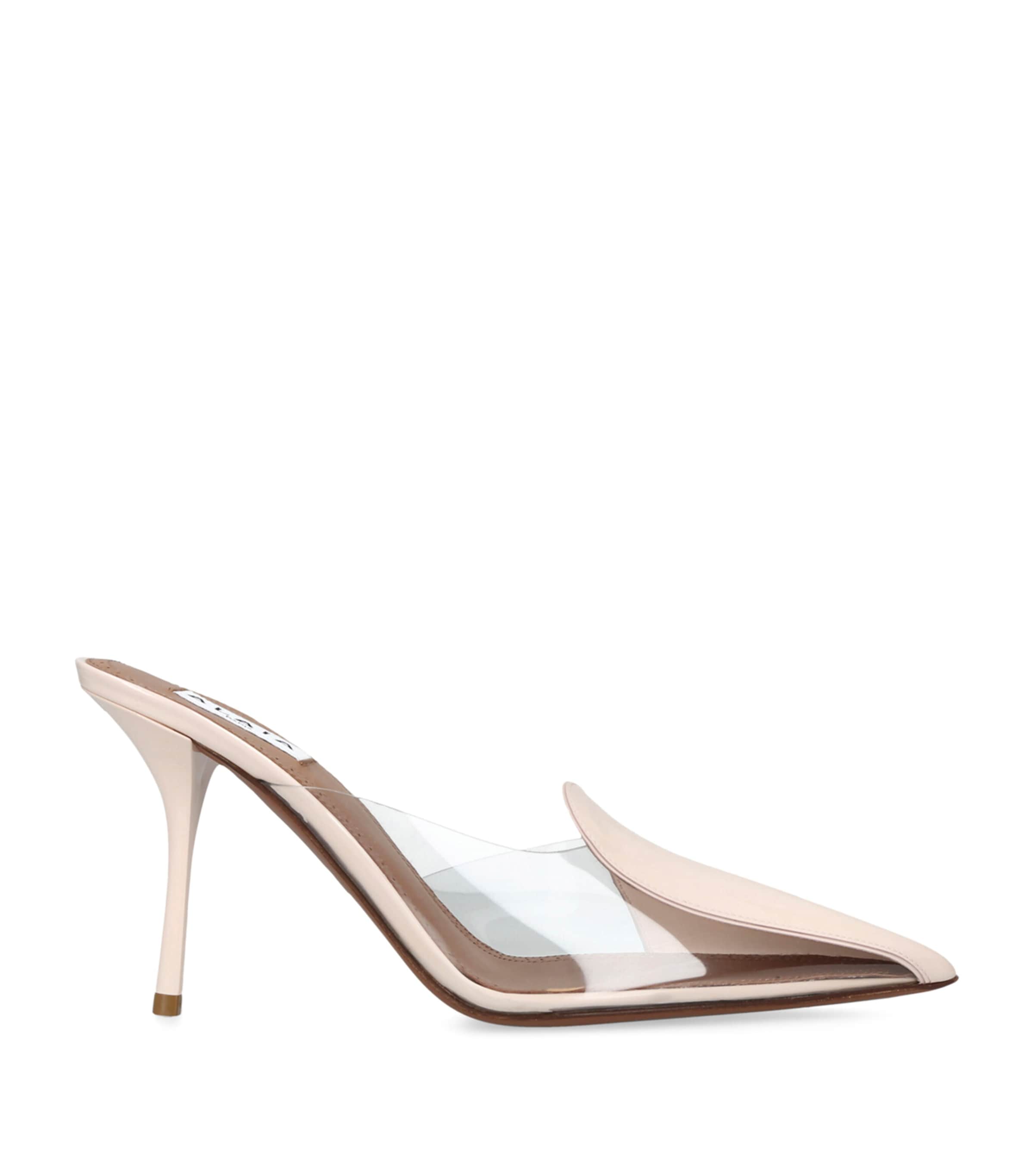 Alaïa Patent Coeur Abstract Mules 90 | Harrods US
