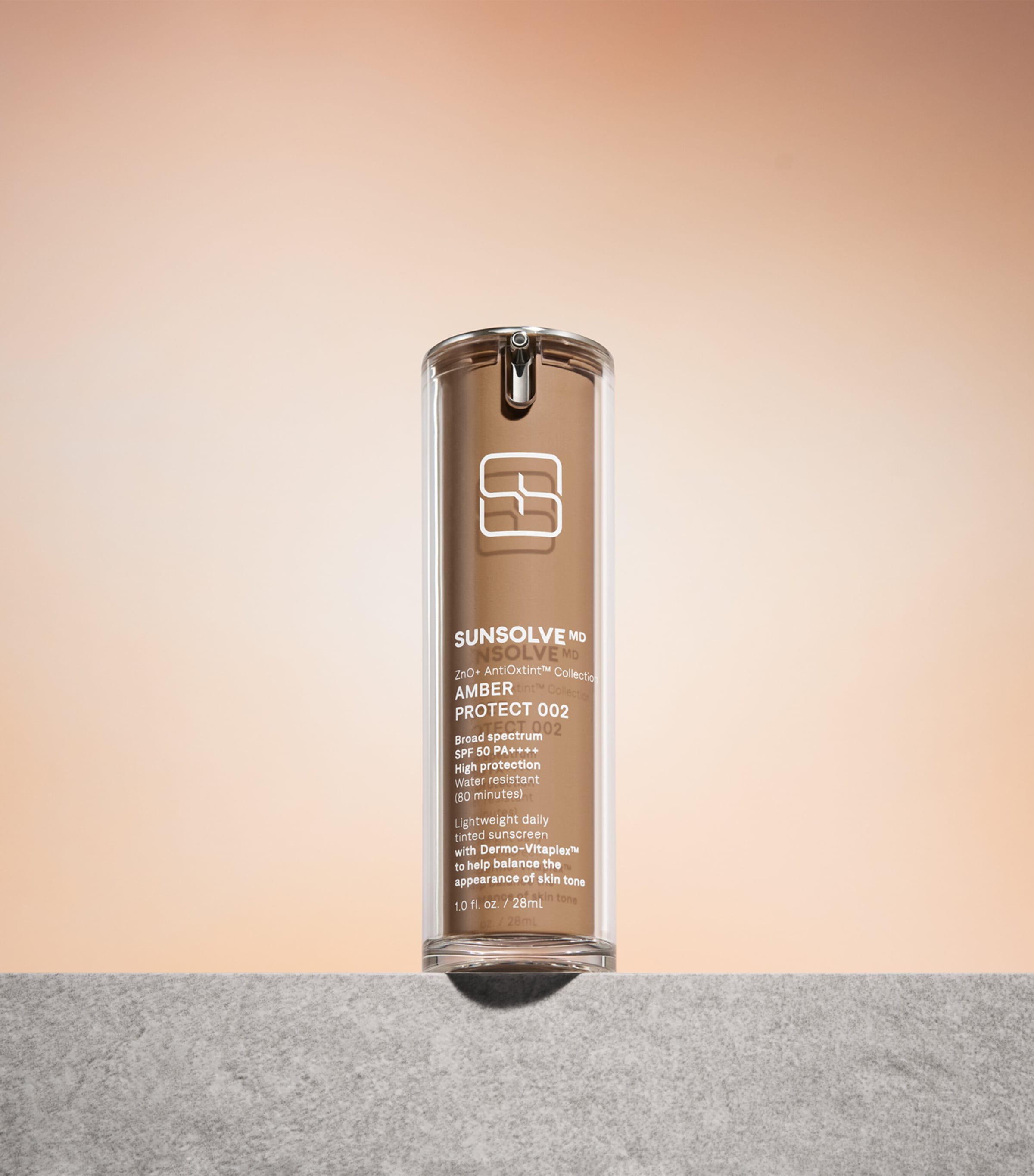 SunsolveMD Tinted Sun Cream SPF 50 (28ml) AMBER PROTECT Image 3