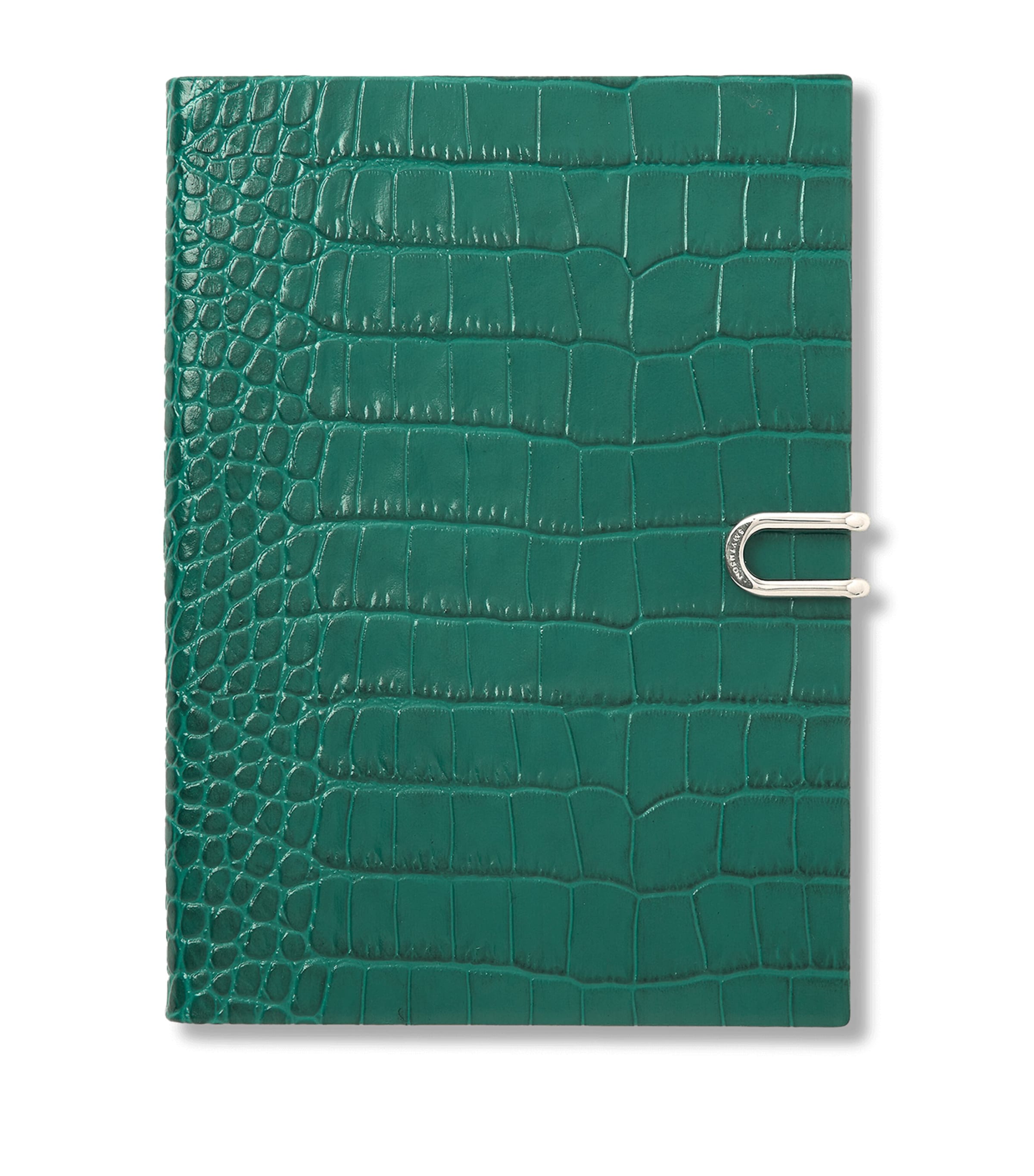 Smythson Leather Mara Soho A5 Mid-Year 2026 Diary Petrol Image 1