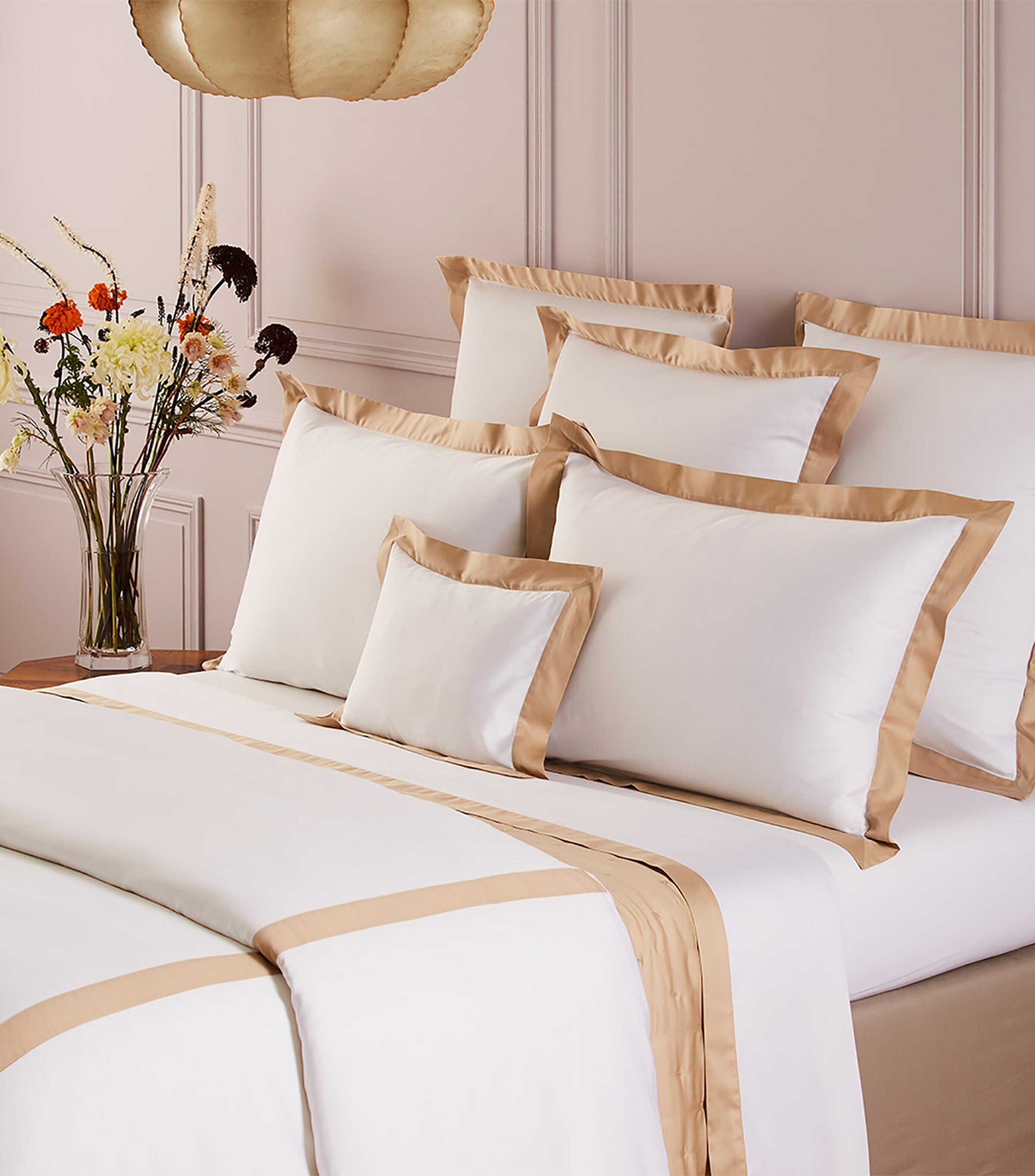 Yves Delorme Linea Dune Super King Duvet Cover (260cm x 220cm) Dune Image 4