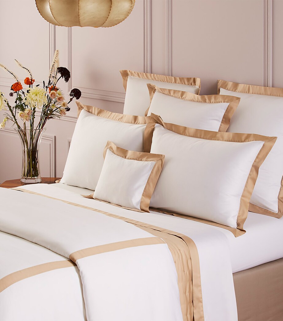Yves Delorme Linea Dune Super King Duvet Cover (260cm x 220cm) Dune Image 4