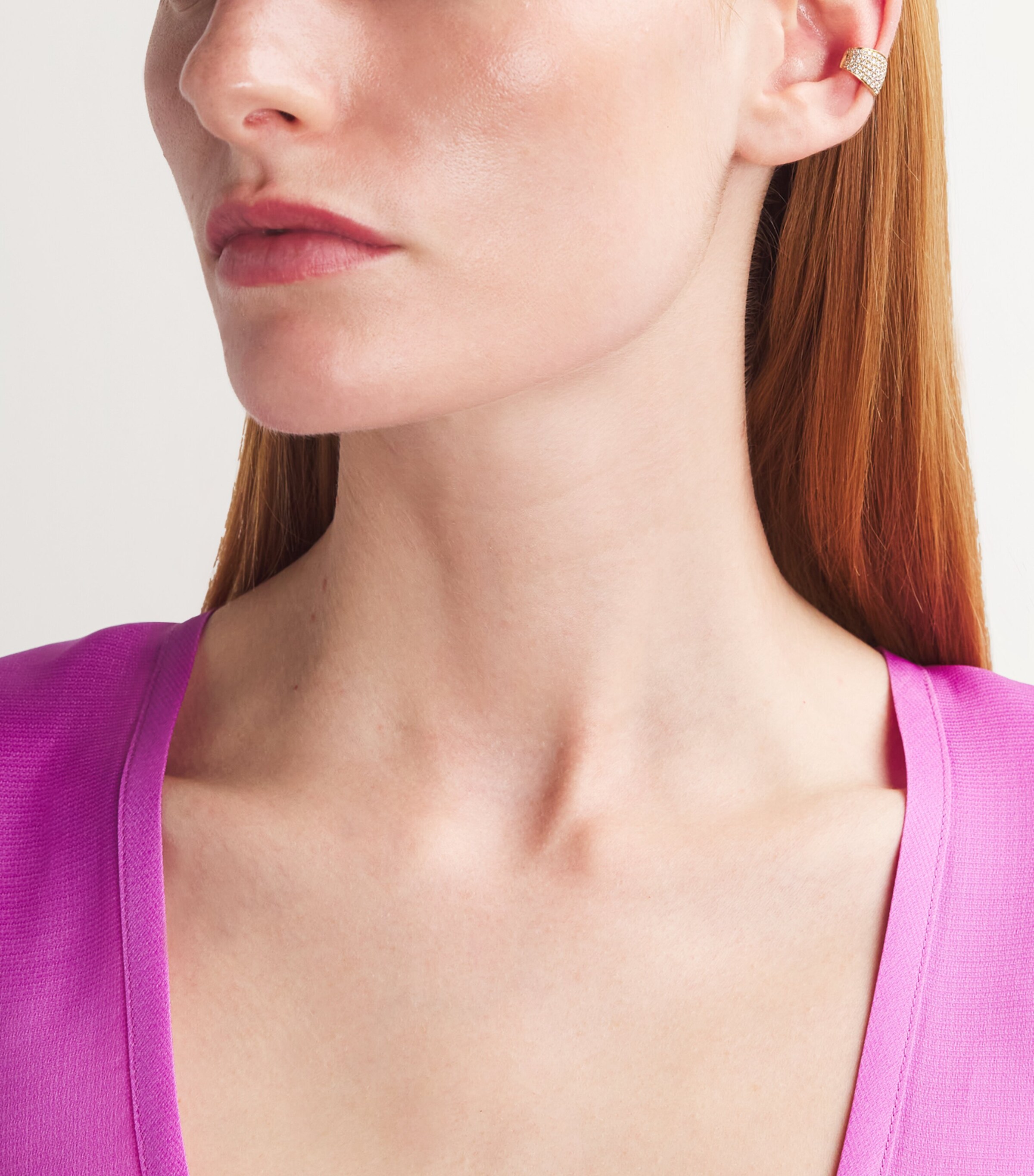 Yellow Gold and Diamond Galaxy Single Ear Cuff YELLOW GOLD Image 2