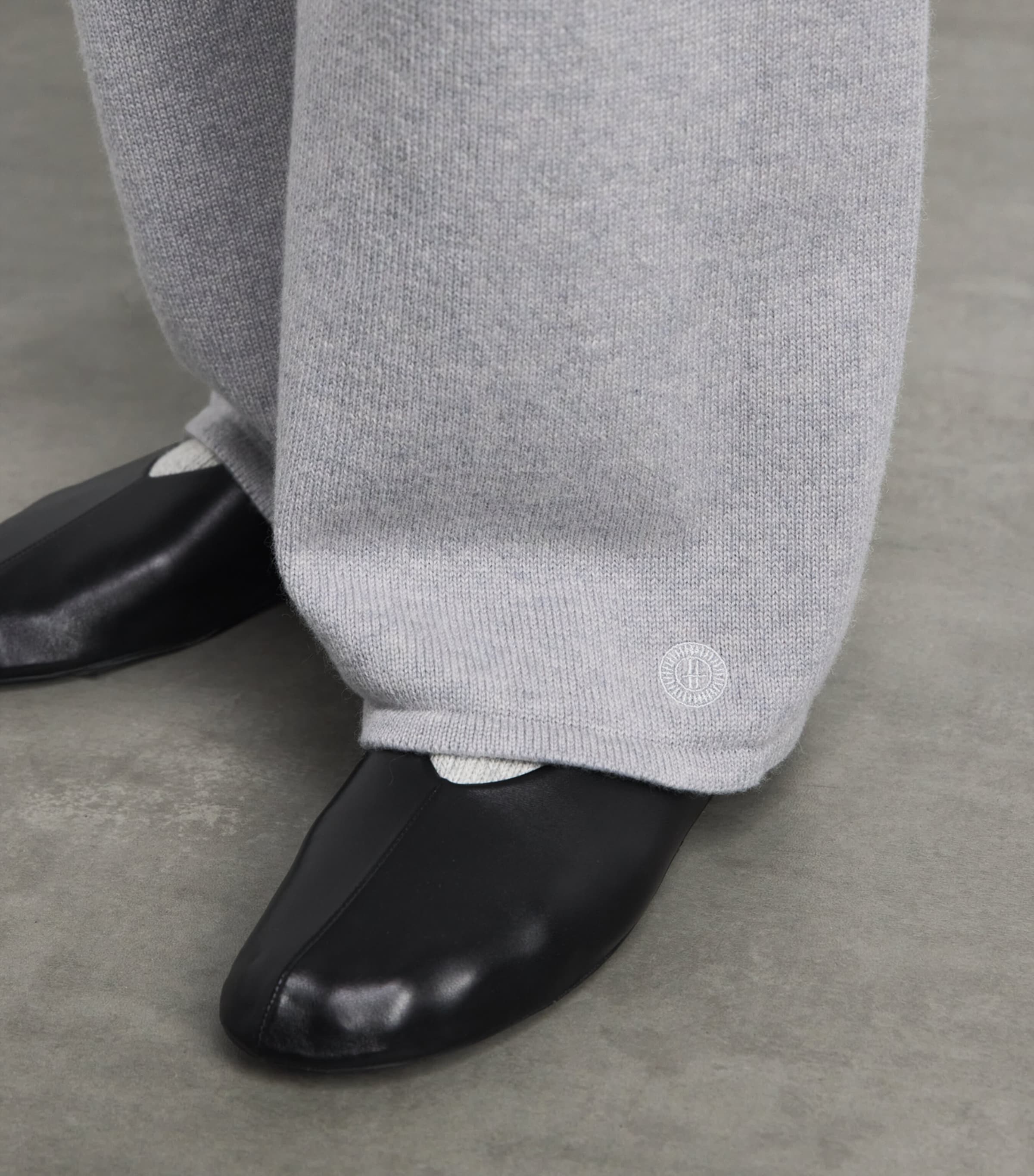 Harrods Womens Cashmere Wide-Leg Sweatpants Coyote Image 3