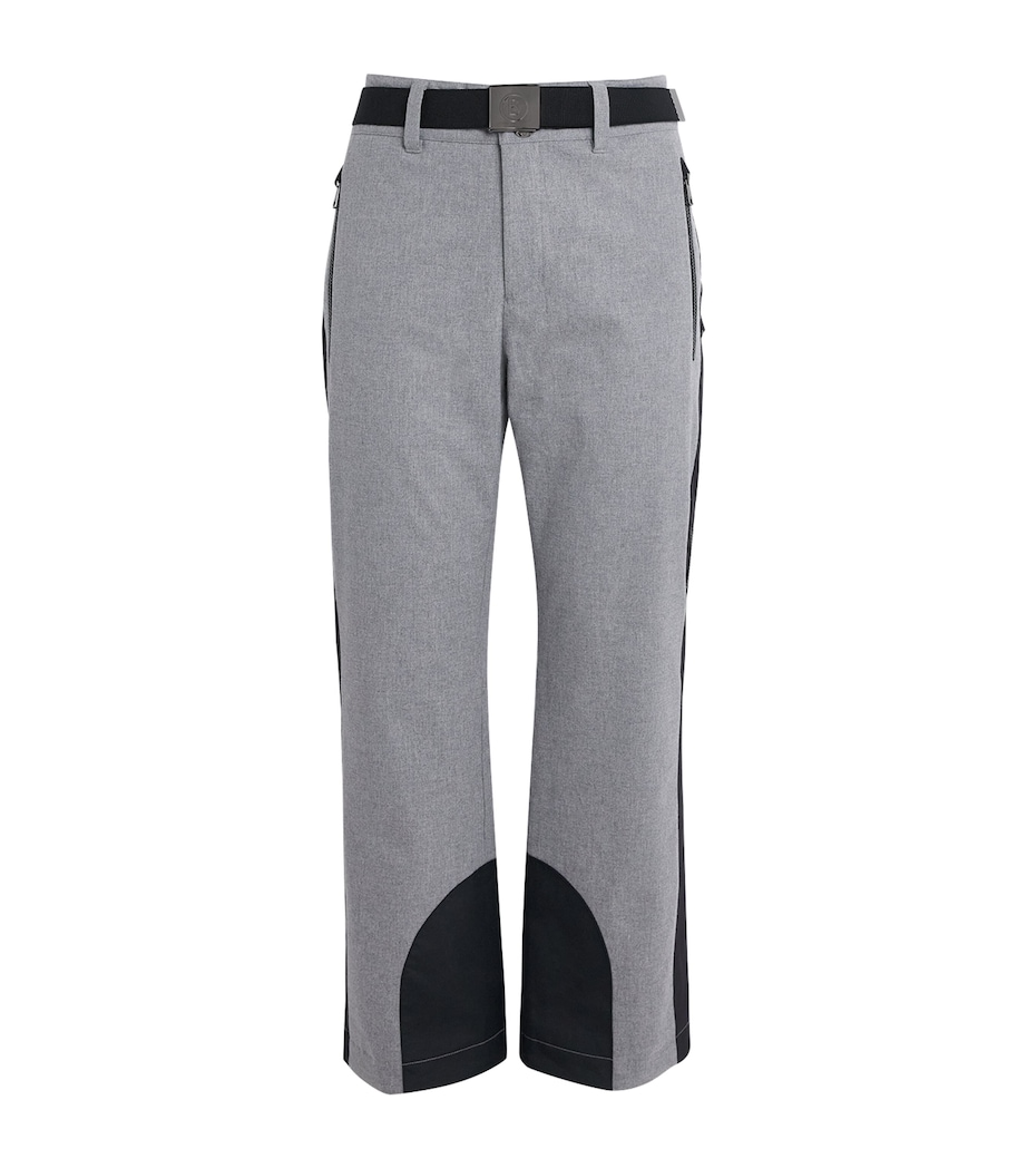 Water-Repellent Virgin Wool-Blend Wido Ski Trousers 012-LIGHT GREY MEL Image 1