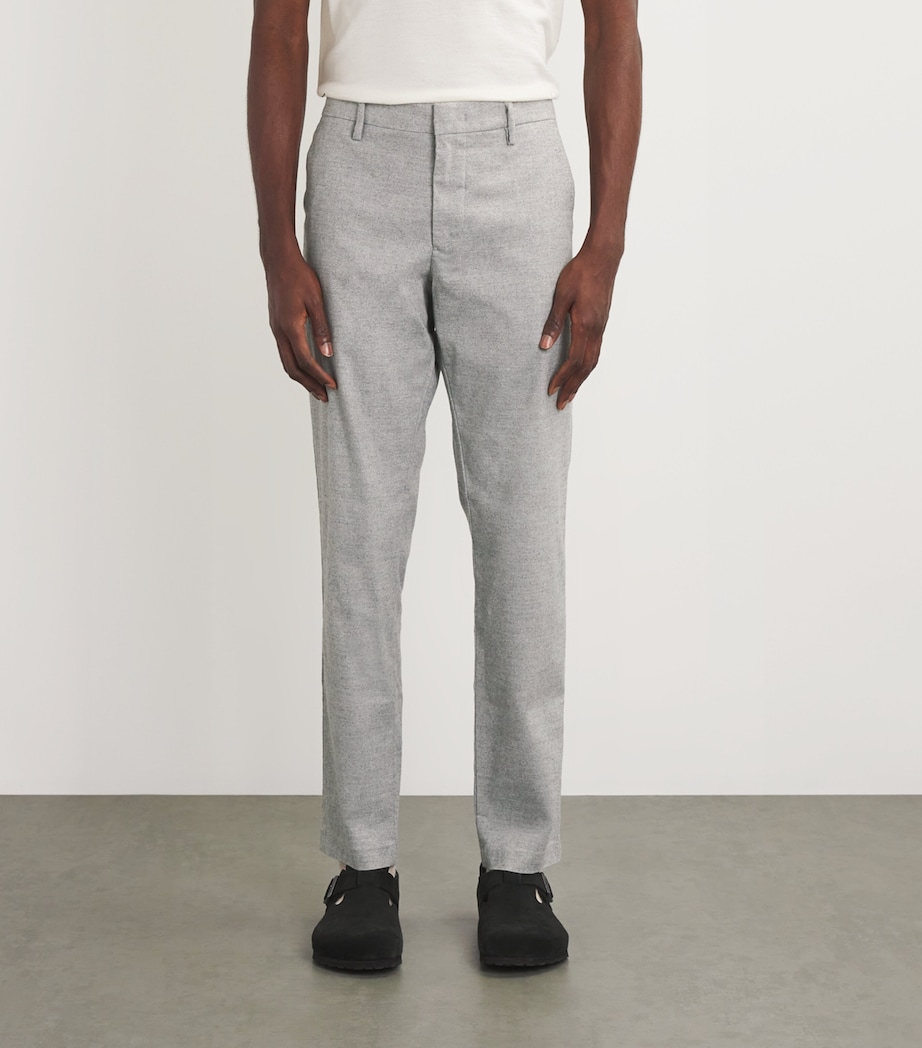 Theo Tailored Trousers GREY MELANGE #900 Image 3