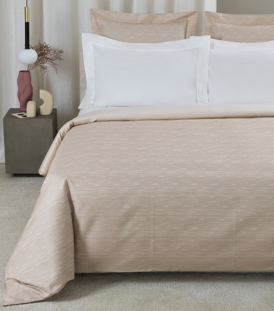 Frette Stardust Jacquard King Duvet Cover (260cm x 240cm) Vanilla/misty Image 1