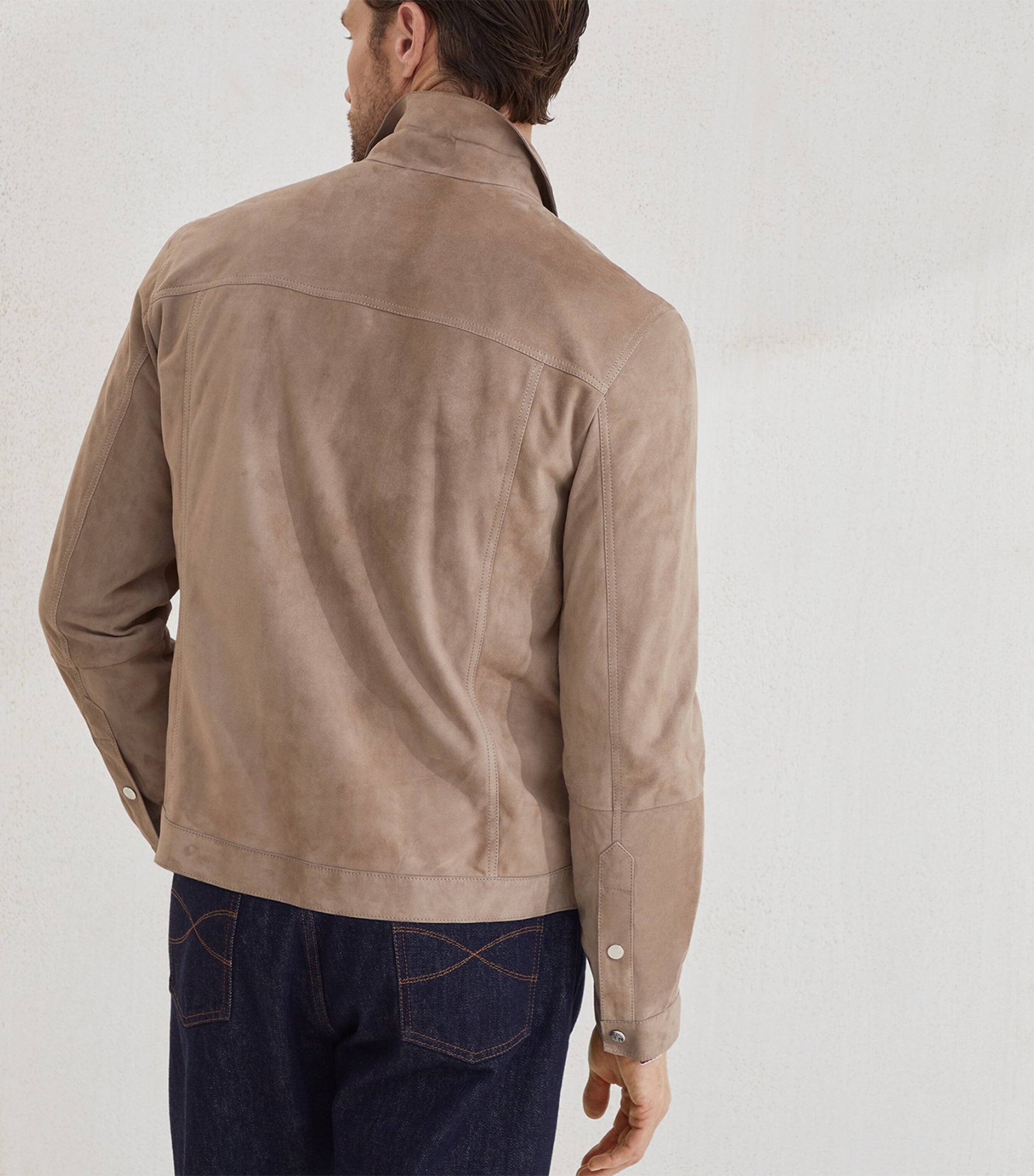 Suede Four-Pocket Jacket C4248 Image 3