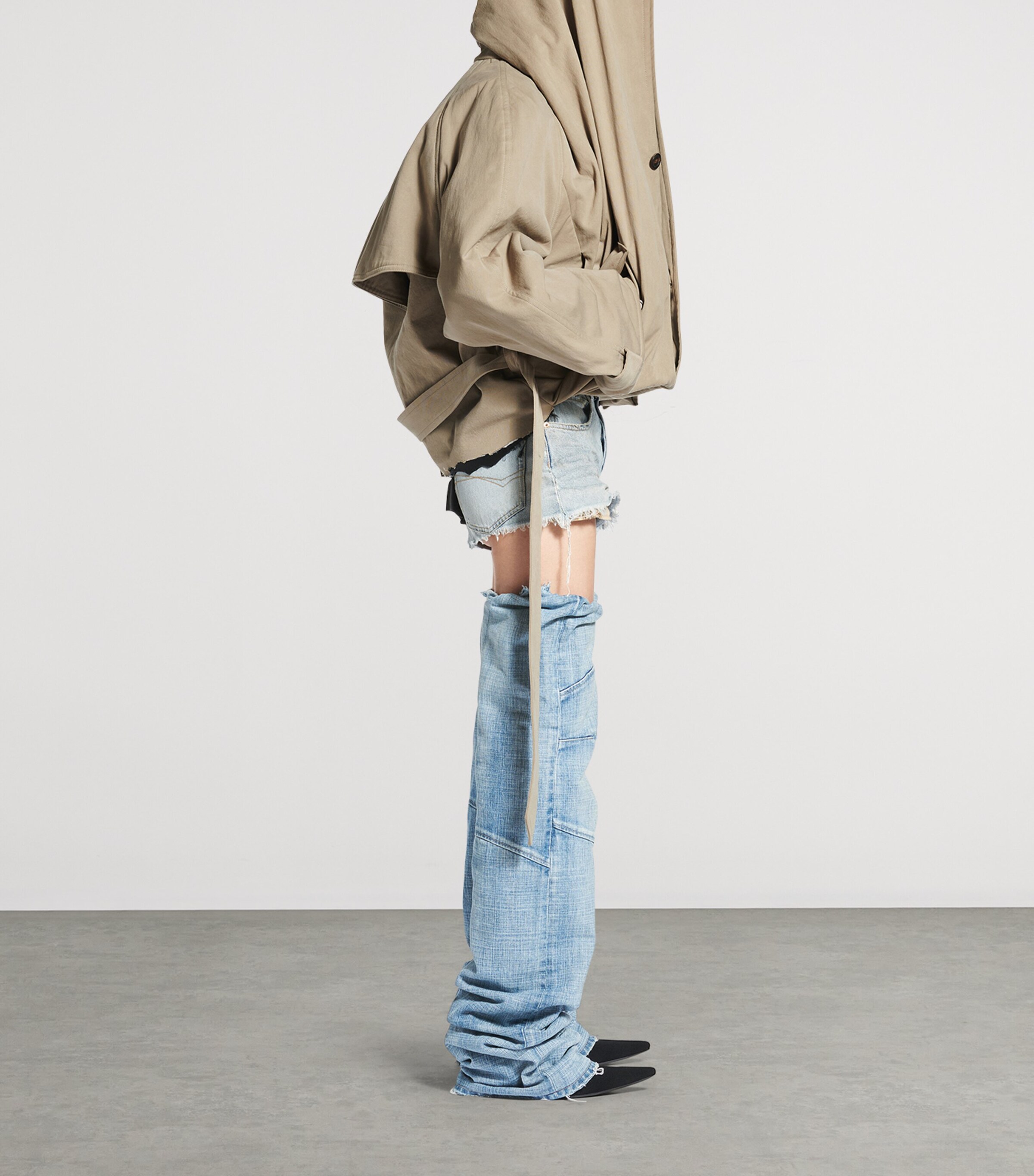 Balenciaga Mini Denim Shorts | Harrods KR