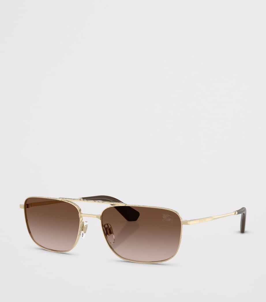 Burberry Metal BE3170 Pilot Sunglasses Gold Image 2