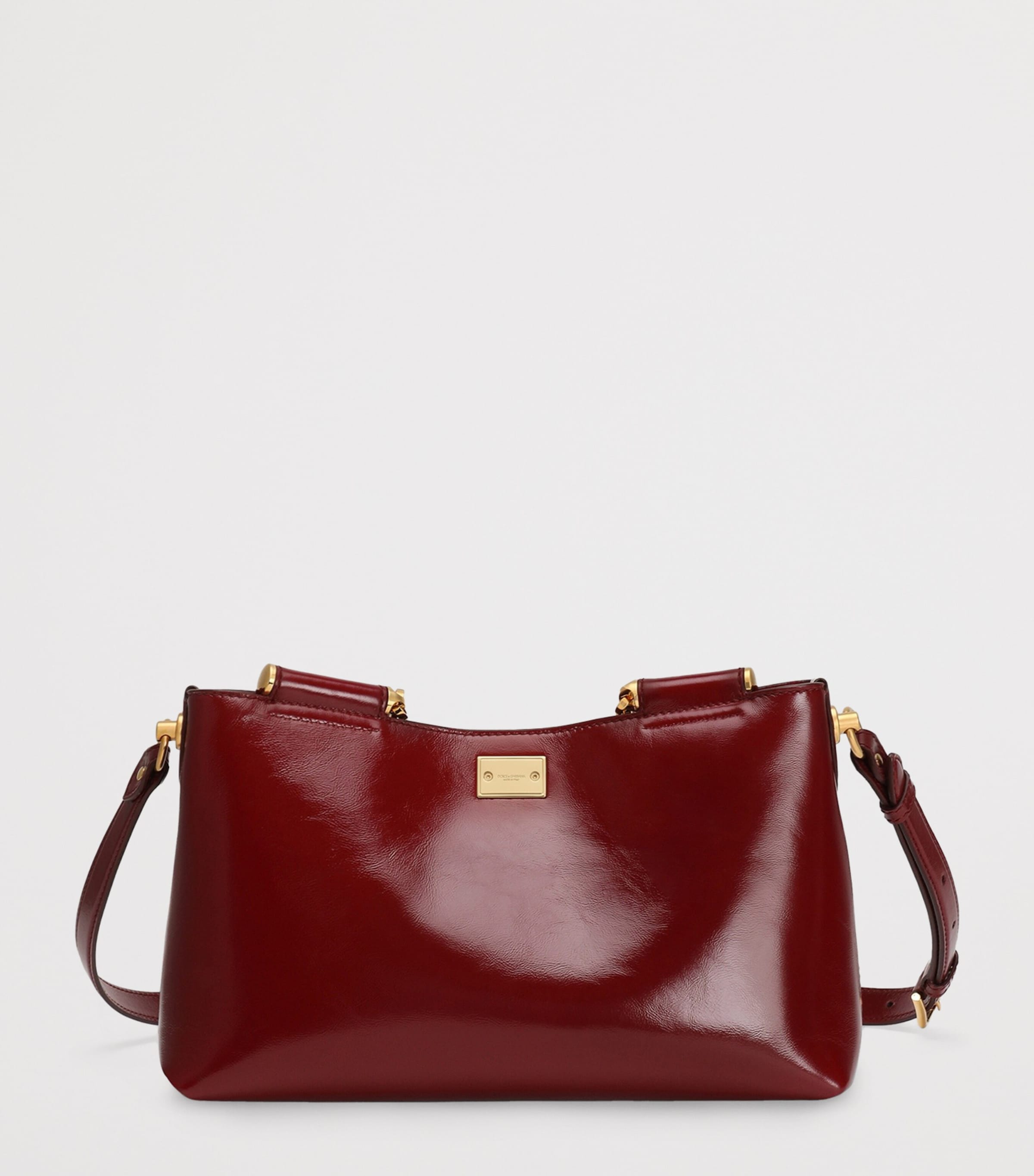 Dolce&Gabbana Medium Calfskin Vittoria Shoulder Bag Tono Ross Image 5
