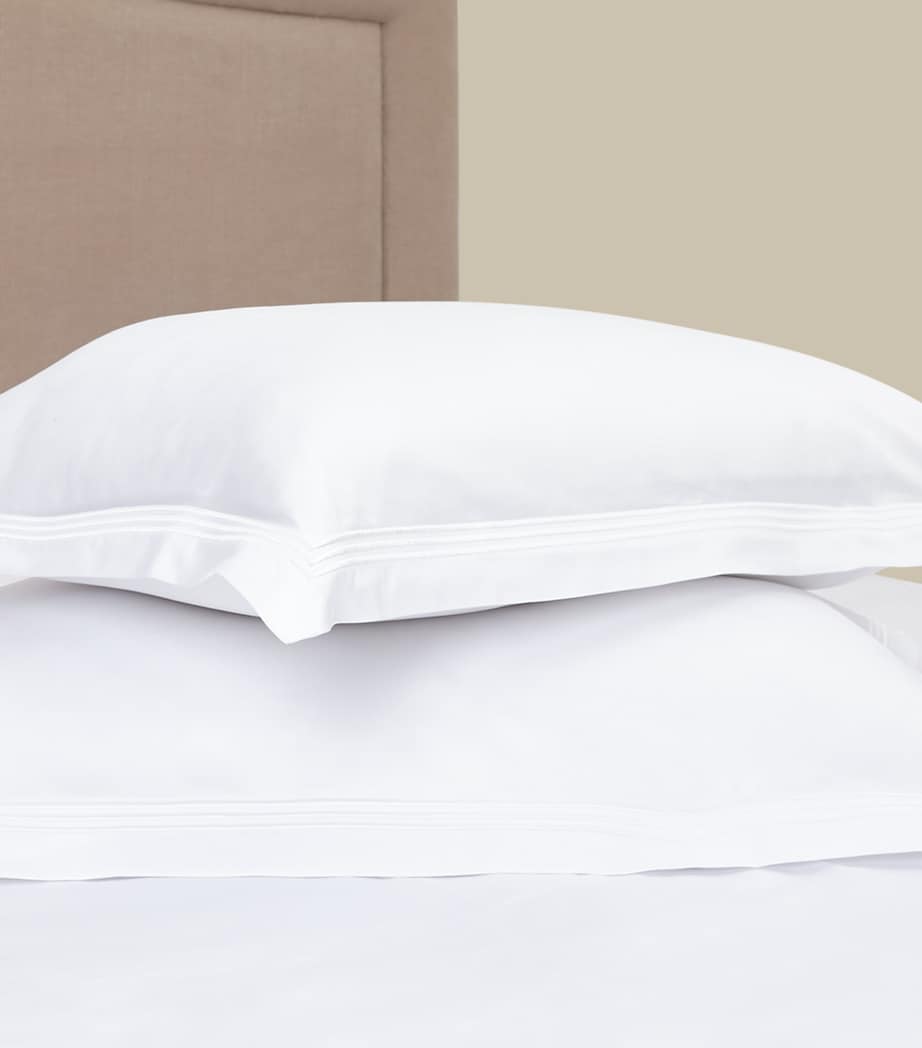 Peter Reed Lancaster Oxford Pillowcase (50cm x 75cm) White Image 3