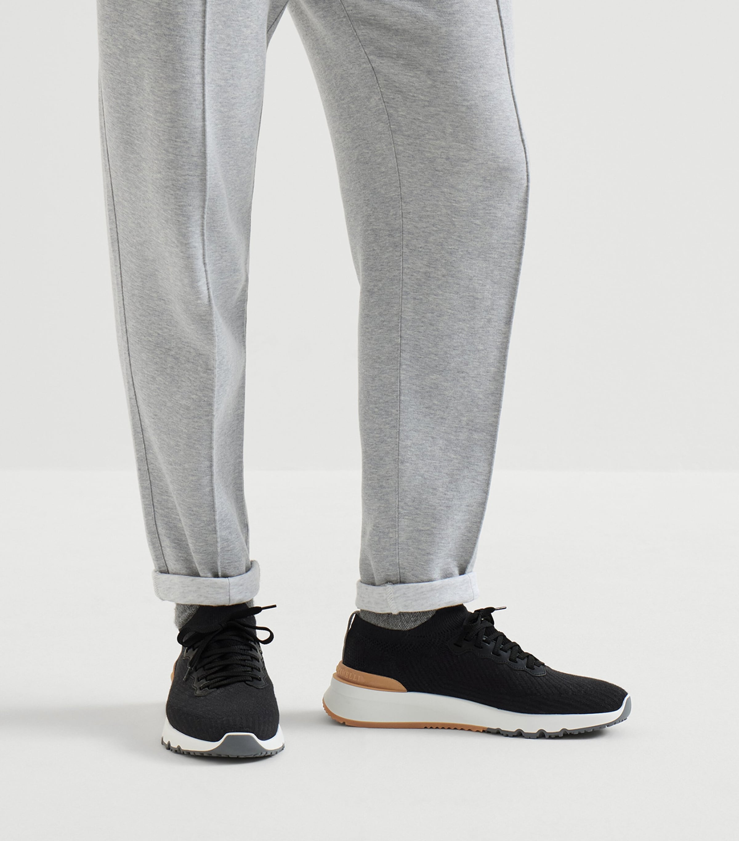 Brunello Cucinelli Cotton Knitted Sneakers Image 4