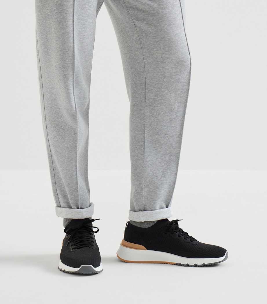Brunello Cucinelli Cotton Knitted Sneakers Image 4