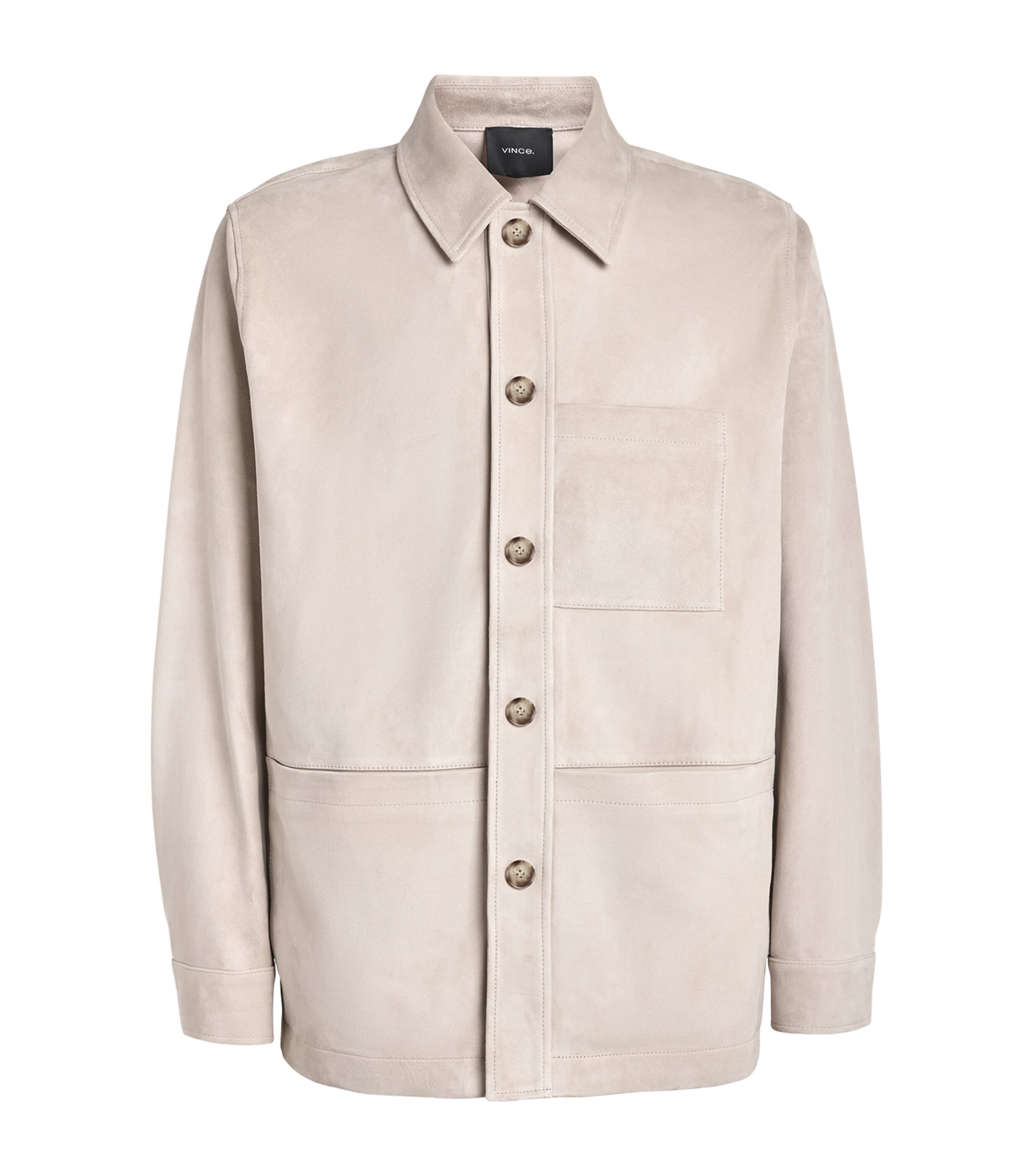 Vince Mens Suede Chore Jacket Image 1