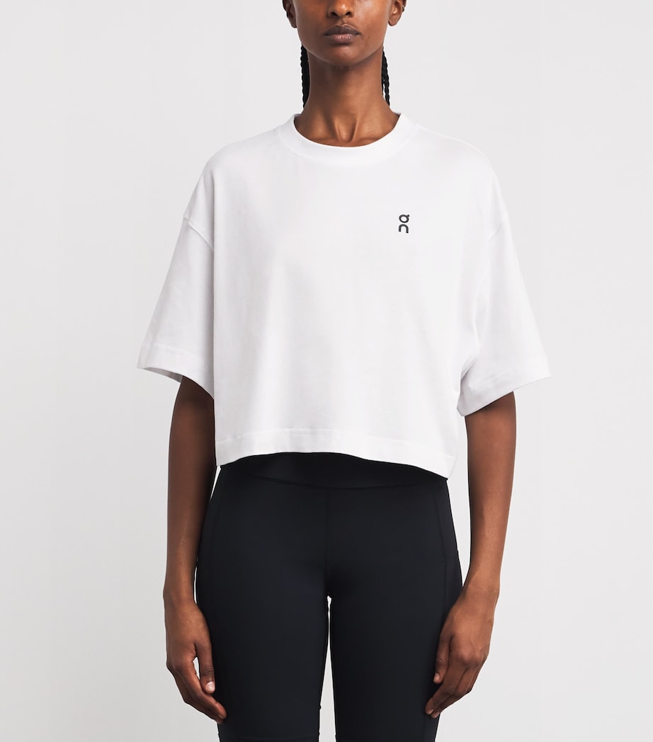 Cotton Club Boxy T-Shirt WHITE Image 3