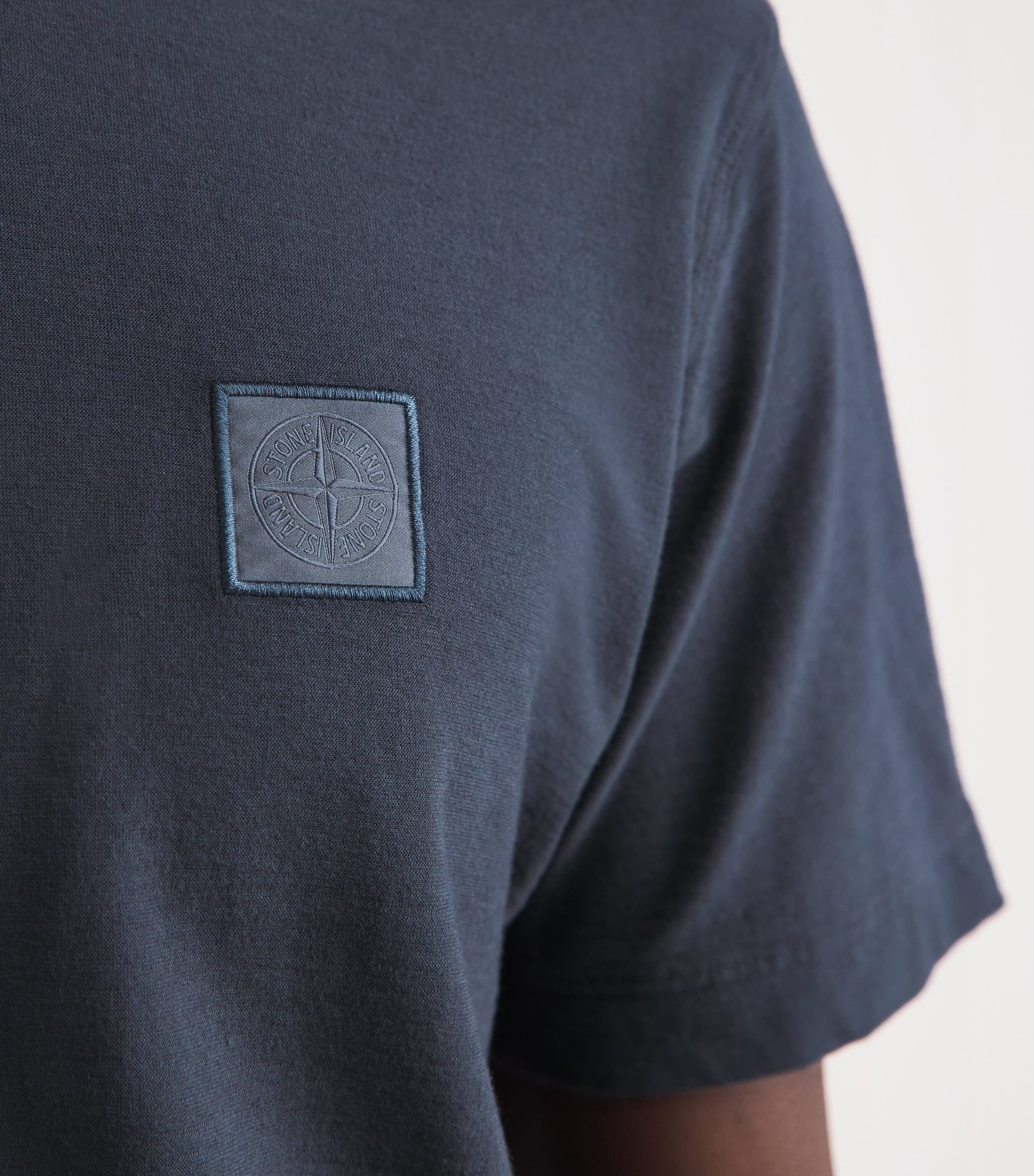 Stone Island Mens Organic Cotton Ghost T-Shirt Image 3