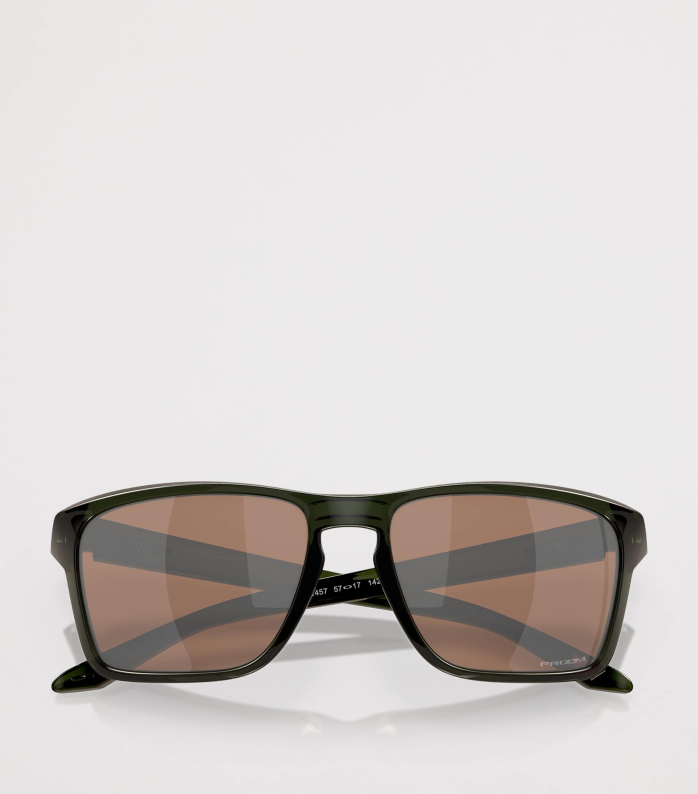 Oakley Sylas Rectangle Sunglasses Green Image 6