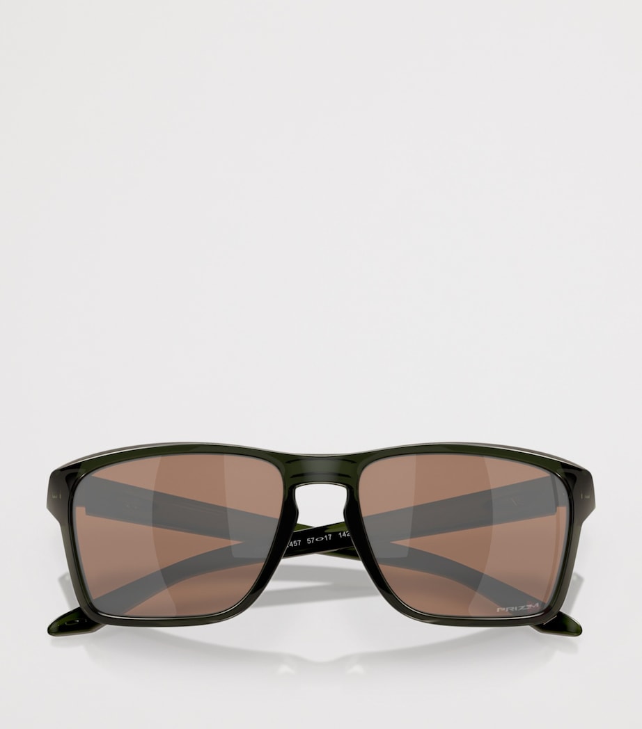 Oakley Sylas Rectangle Sunglasses Green Image 6