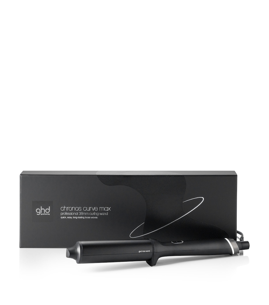 Chronos Curve Max Wand Hair Curler (38mm) BLACK Image 1
