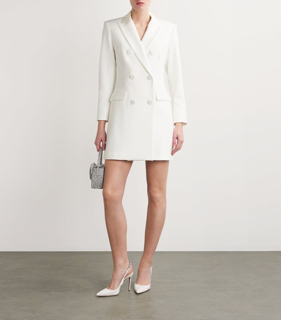 Veronica Beard Womens Elianna Blazer Mini Dress Off White Image 2