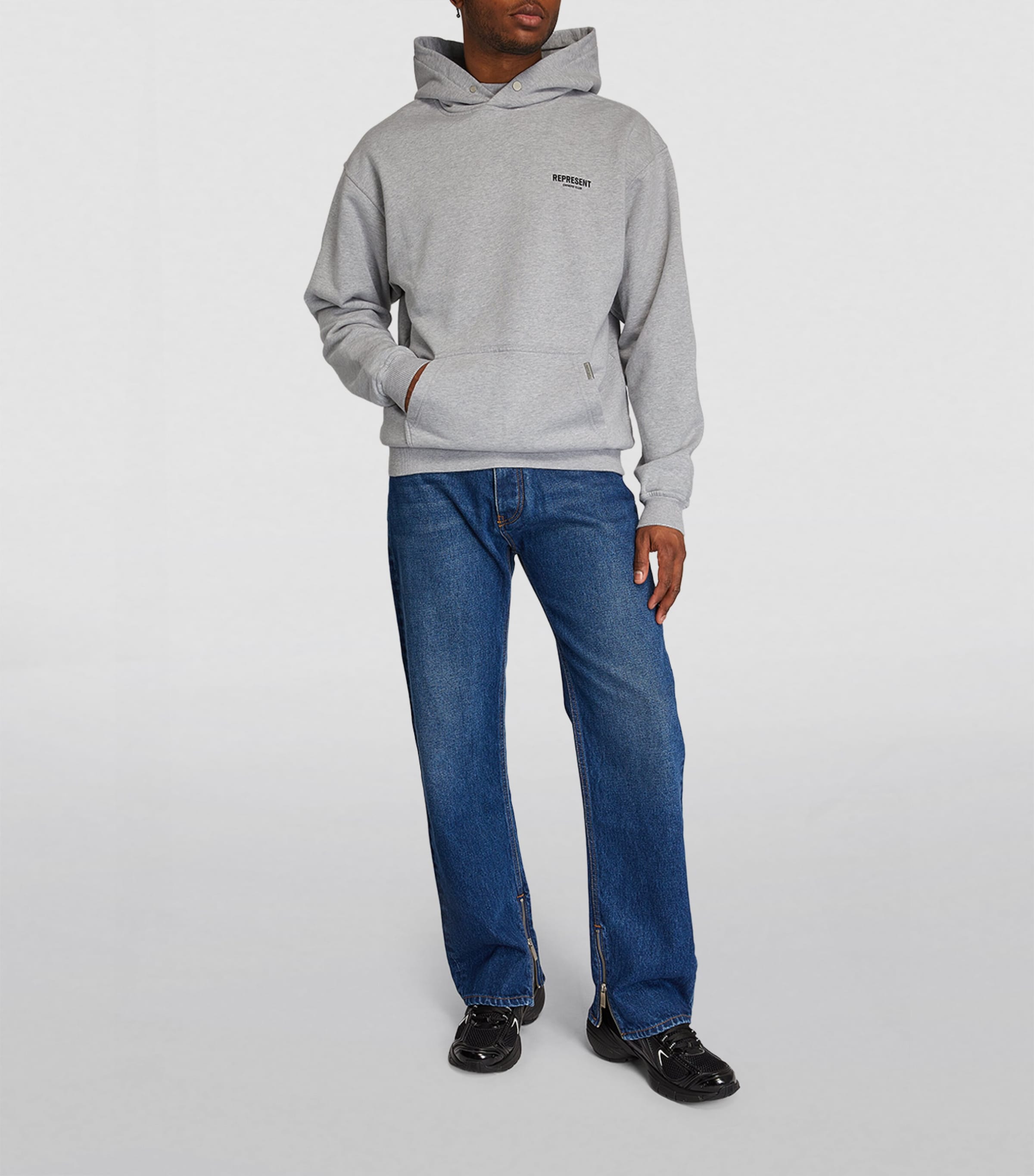 Owners Club Hoodie ASH GREY/BLACK Image 2