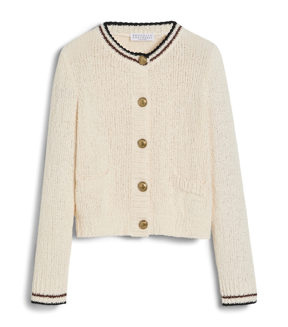 Brunello Cucinelli Kids Cotton-Blend Cardigan (4-6 Years) Image 1