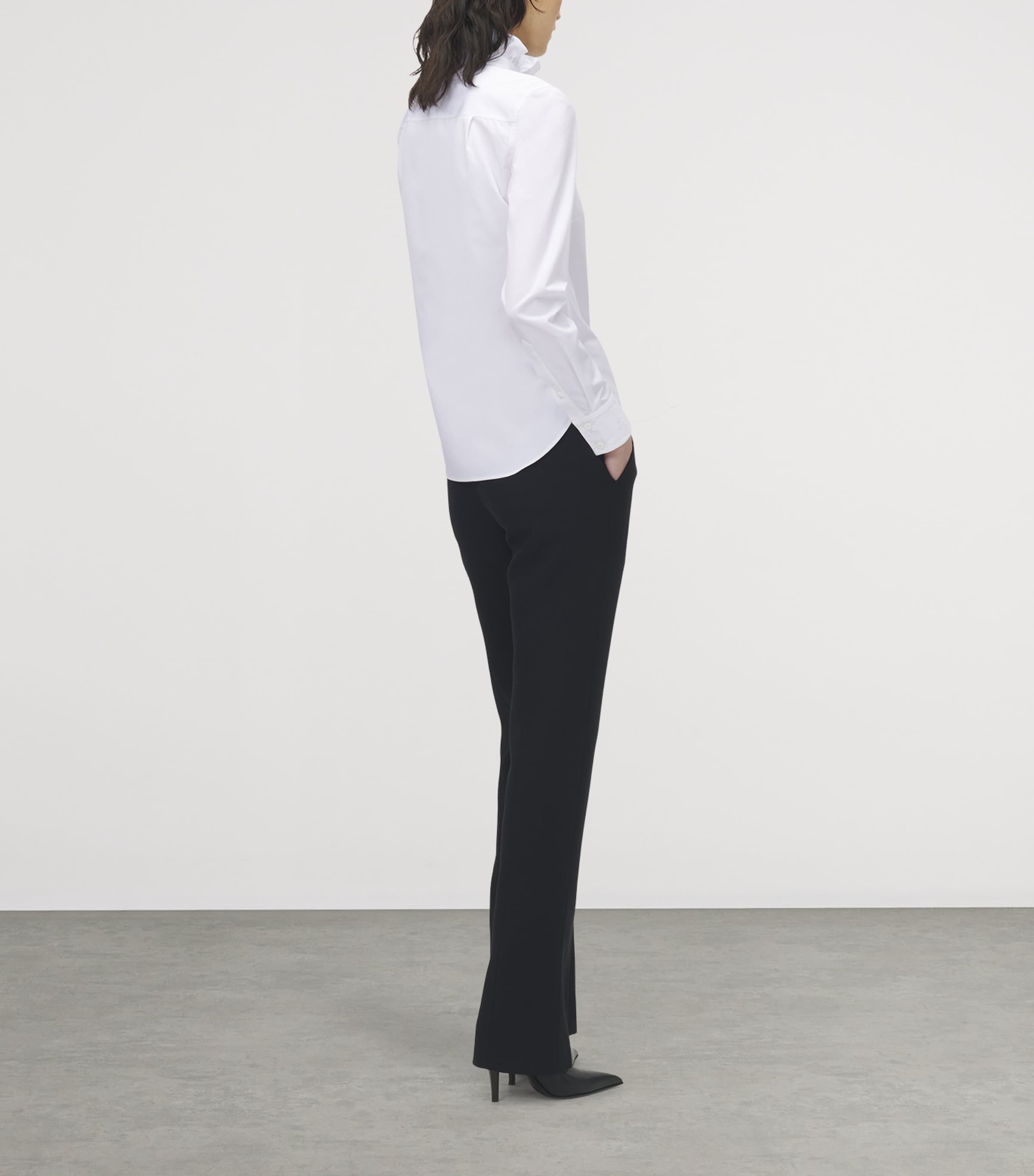 Cotton High-Neck Shirt 9000 Image 4