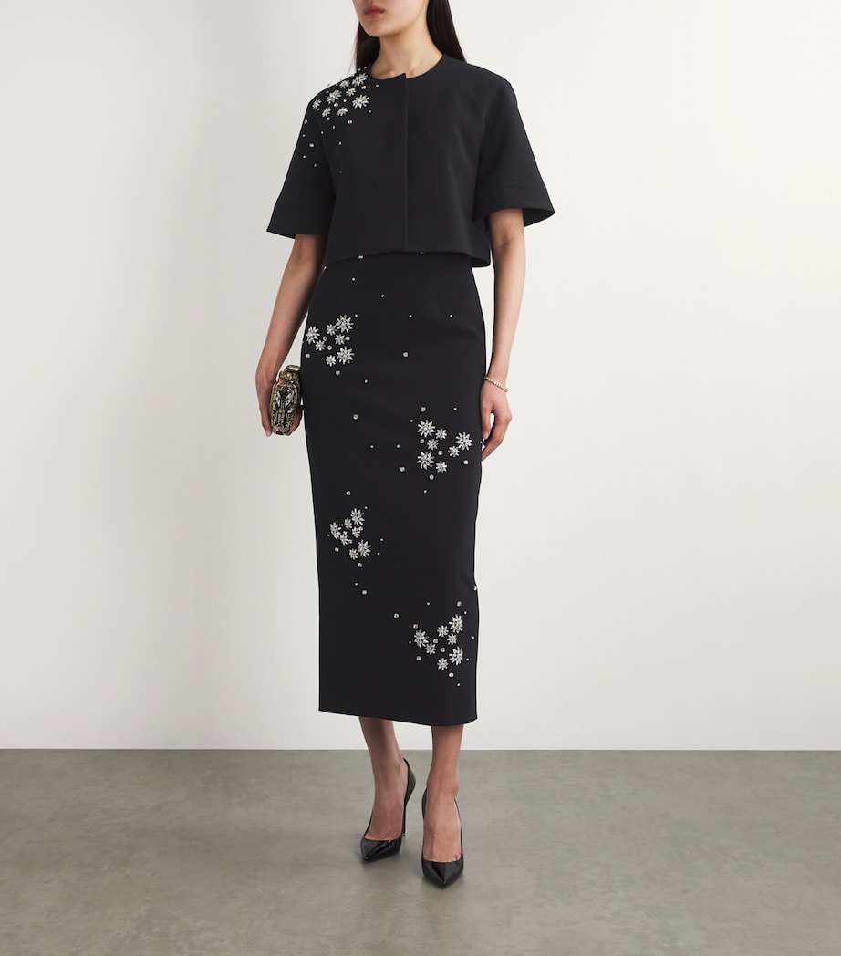 Crystal-Embellished River Jacket BLACK Image 2