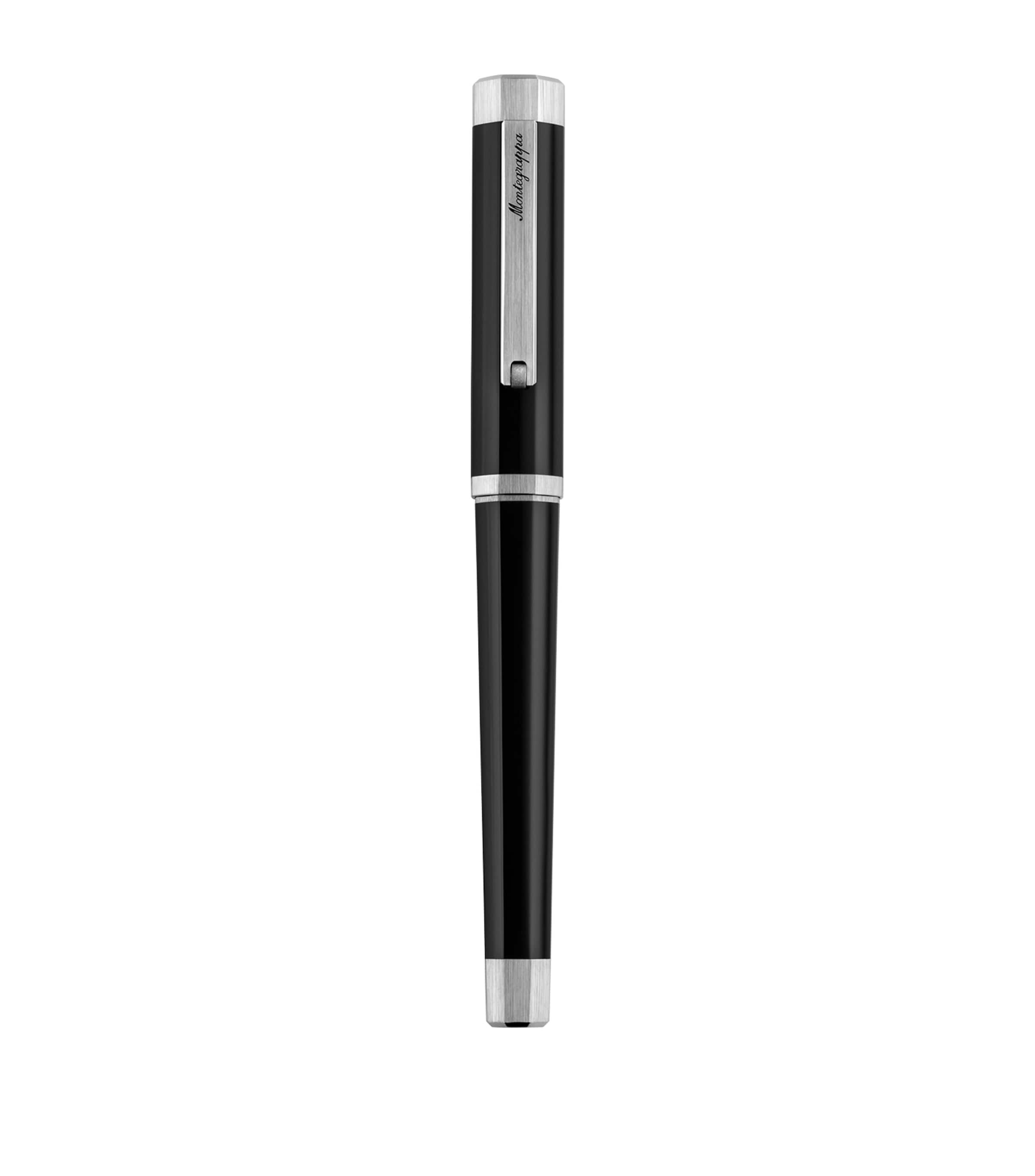Palladium-Trim Otto Rollerball Pen BLACK Image 1