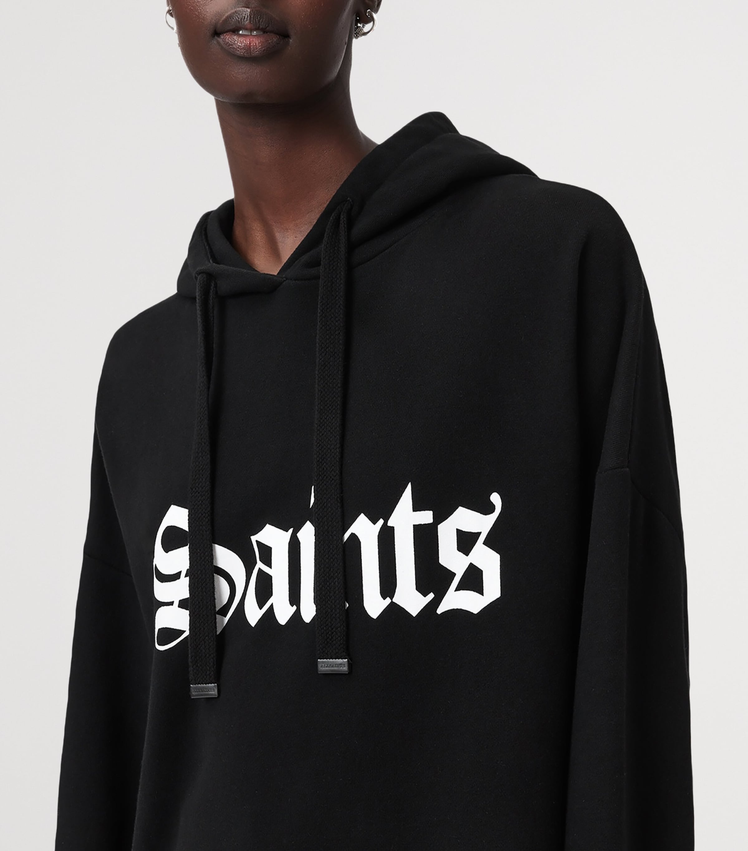 Cotton Saint Etie Hoodie BLACK Image 7