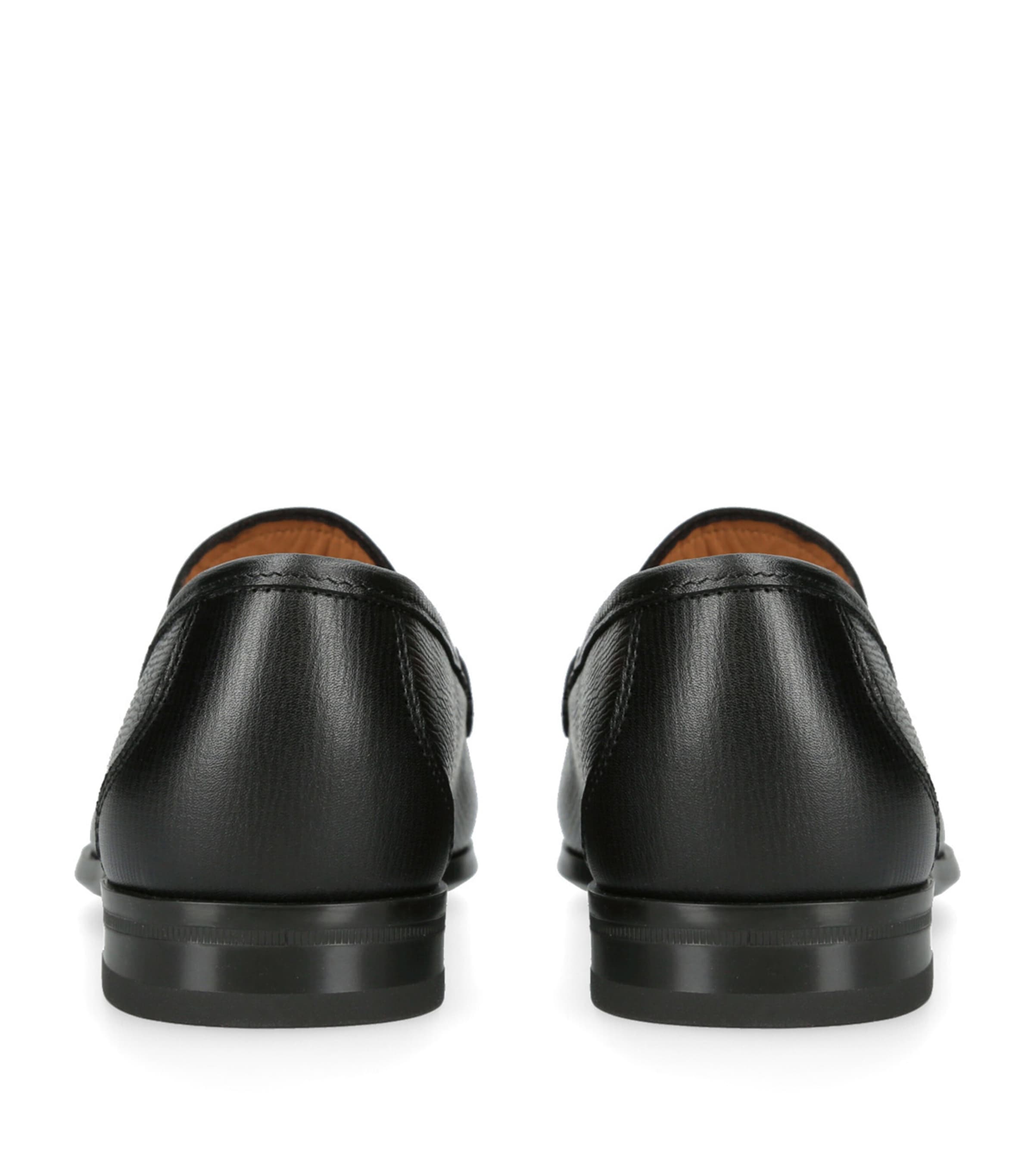 Salvatore Ferragamo Leather Grandioso 2 Loafers Black Image 2