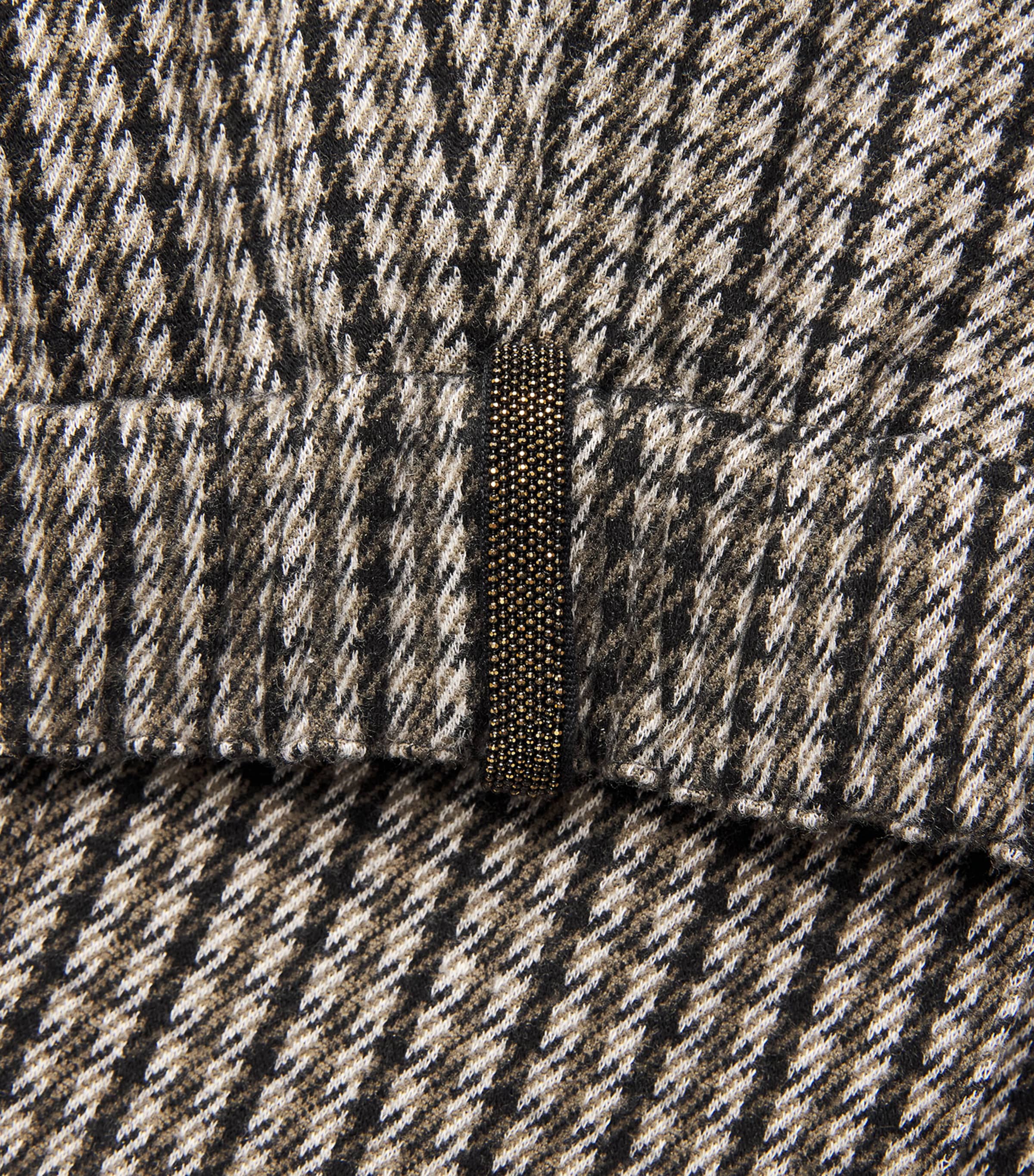 Fabiana Filippi Womens Houndstooth Slim Trousers Only One Colour Image 6