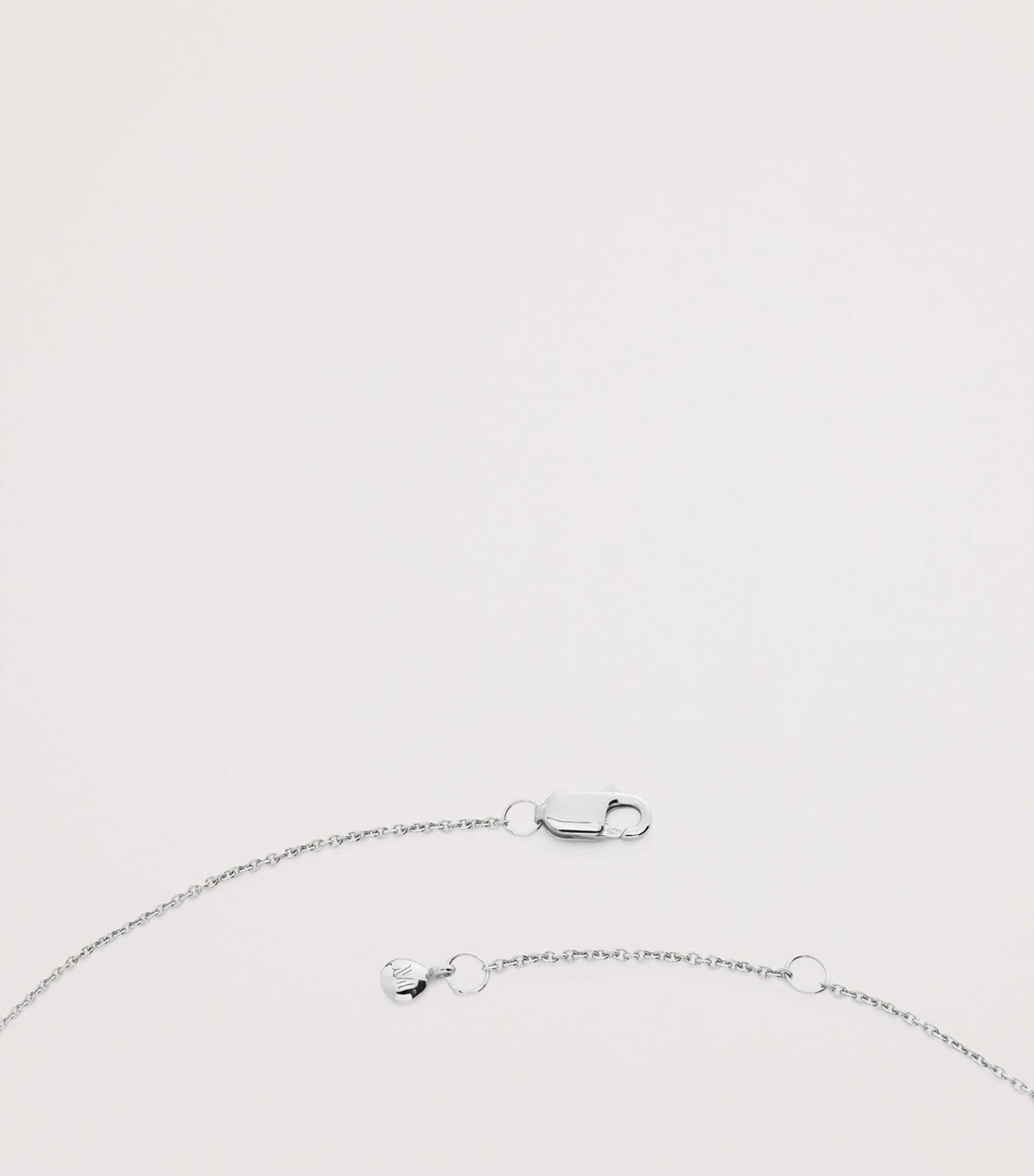 Monica Vinader Sterling Silver Cancer Zodiac Necklace Sterling Silver Image 3