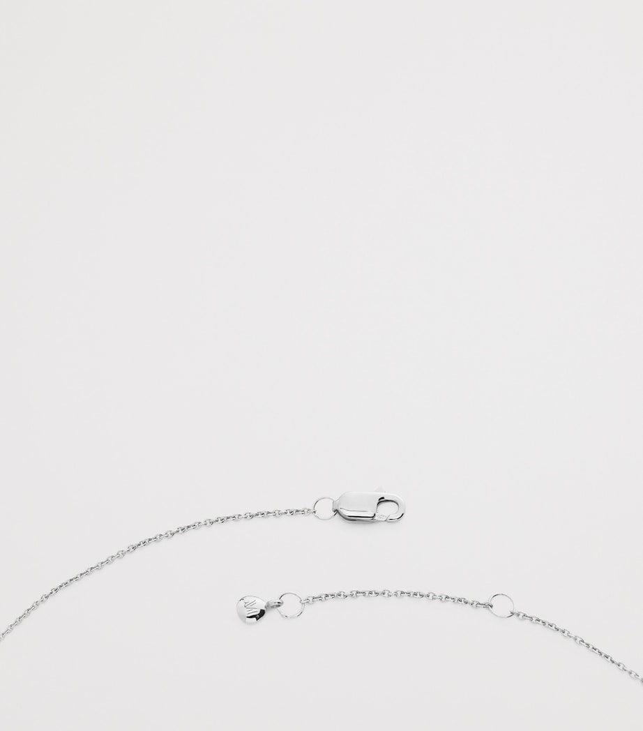Monica Vinader Sterling Silver Cancer Zodiac Necklace Sterling Silver Image 3