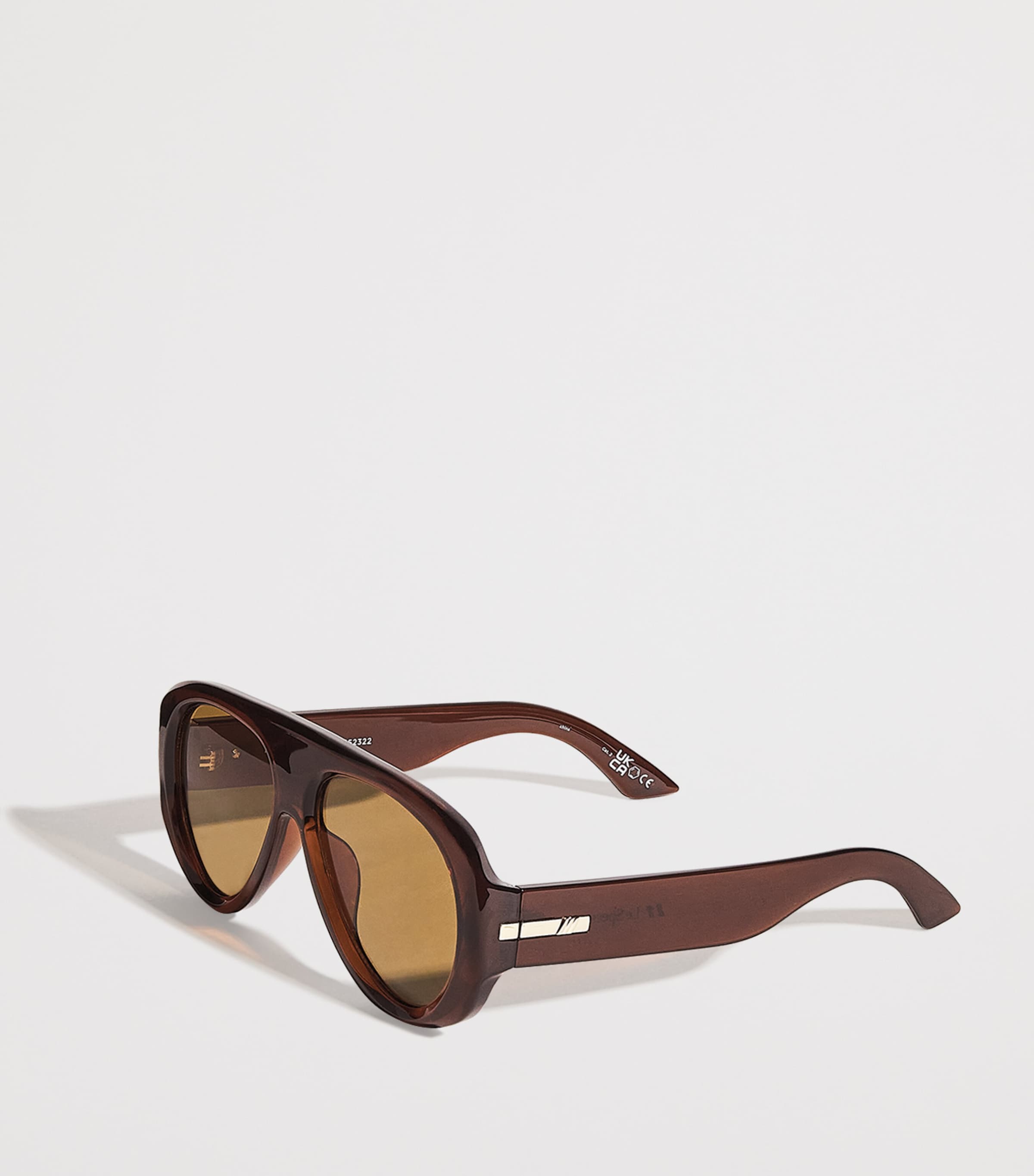 Dream Boat Aviator Sunglasses COCOA Image 2