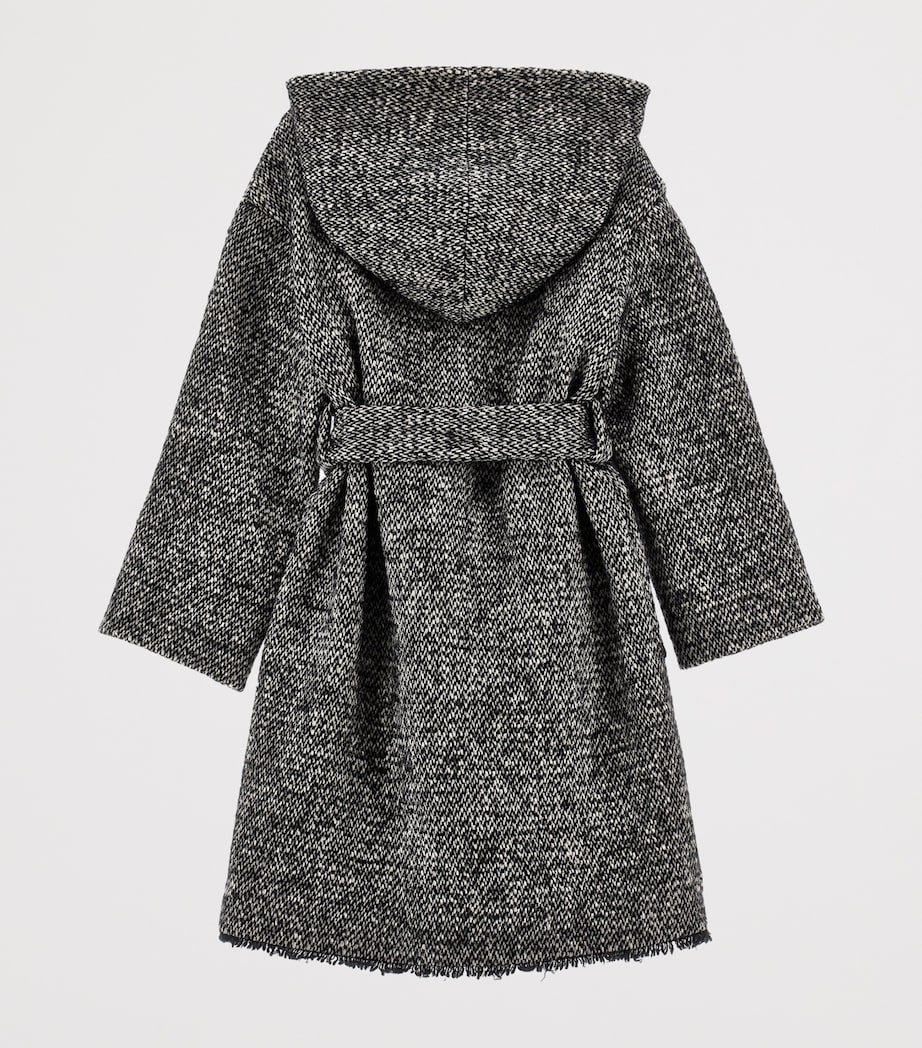 Cotton-Blend Hooded Coat (4-12 Years) NERO+PANNA Image 2