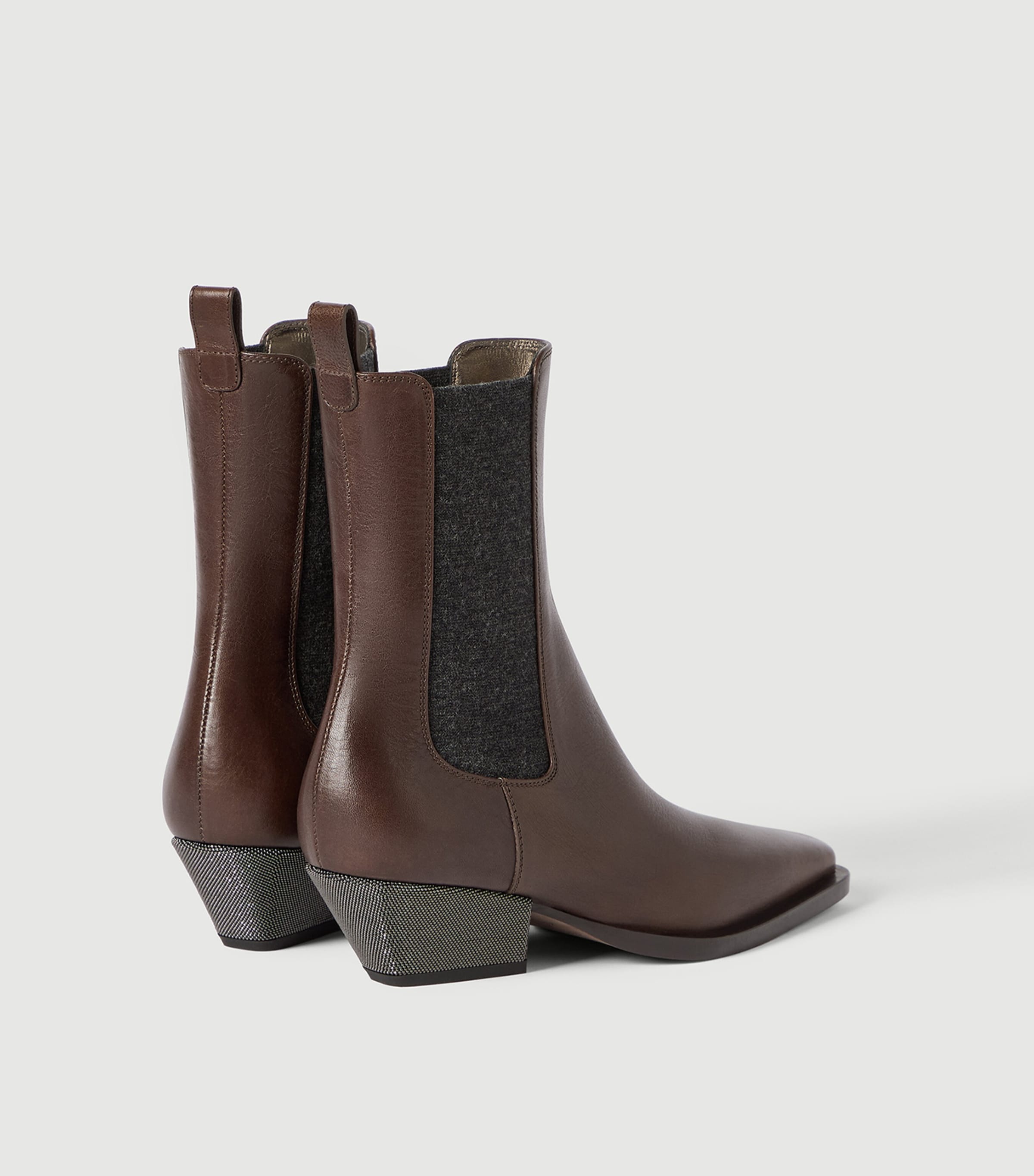 Brunello Cucinelli Leather Chelsea Boots 50 Image 5